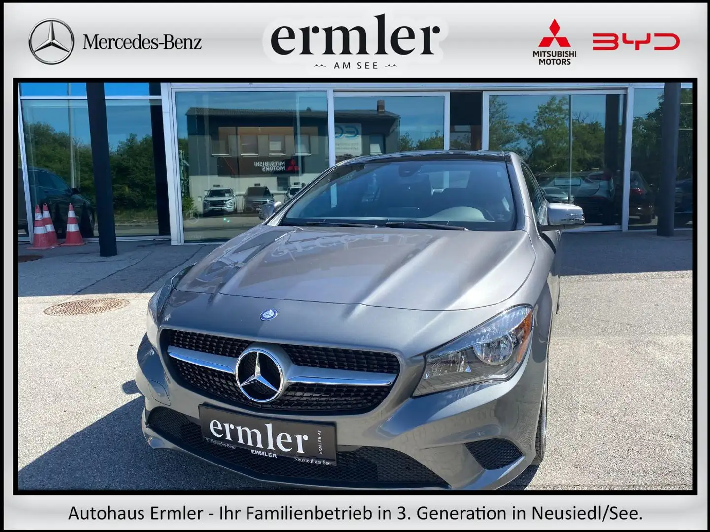 Mercedes-Benz CLA 250 4MATIC Coupé Pano Klima Shz Grau - 1