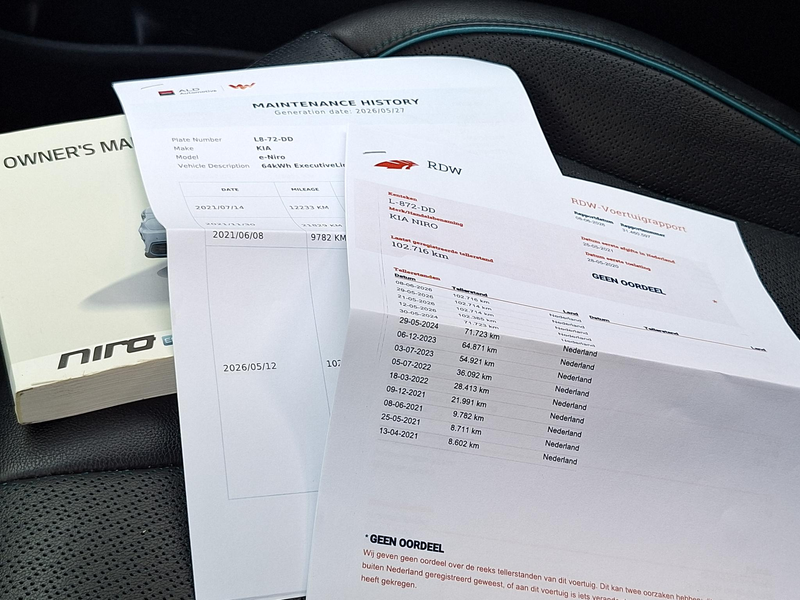 Kia e-Niro ExecutiveLine 64 kWh | SOH: 95,2% | 3 Fase | Leder — photo 42