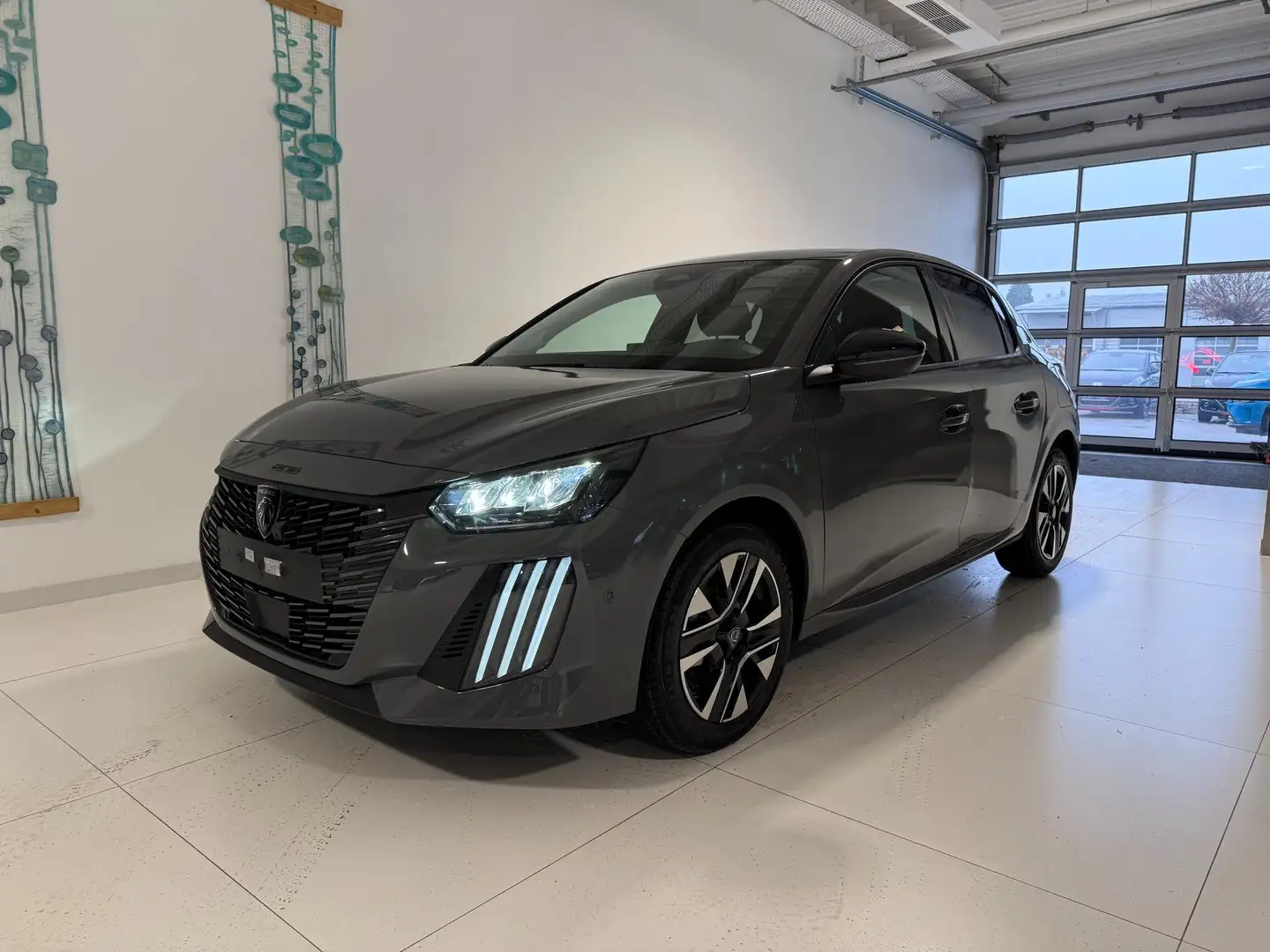 Peugeot 208 Allure 100 74 kW (101 PS) Zugangs-Paket, Sicht-... Grau - 2