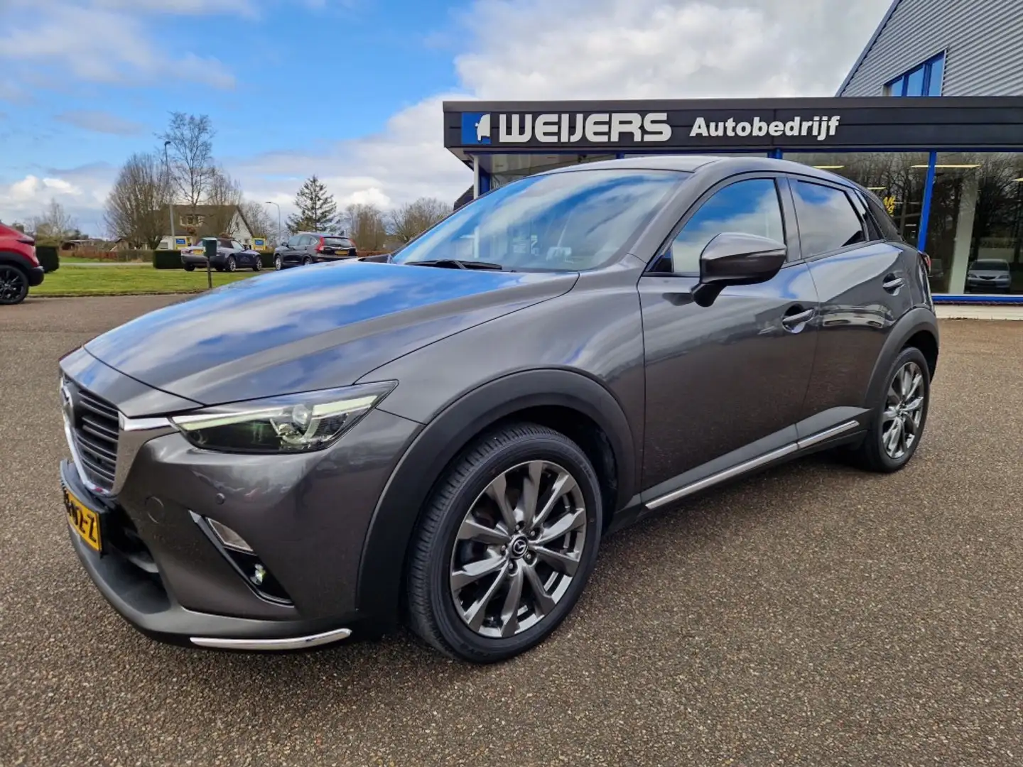 Mazda CX-3 2.0 121pk GT-Luxury, Leder, 18 inch, Navi, Camera, Grijs - 1