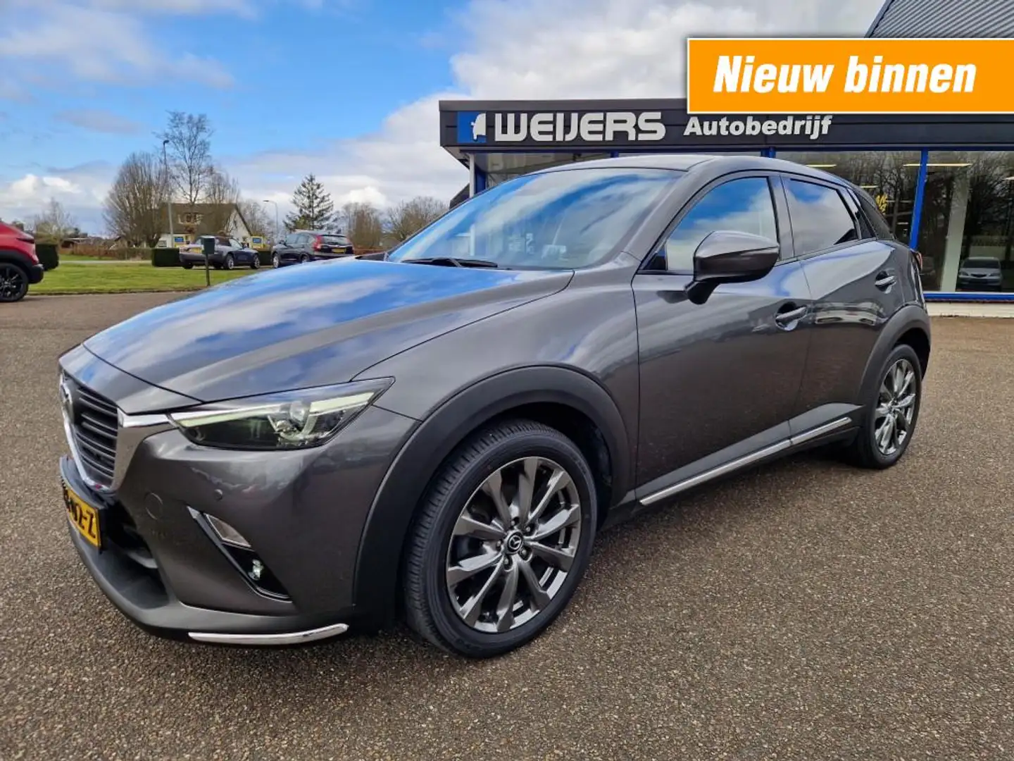 Mazda CX-3 2.0 121pk GT-Luxury, Leder, 18 inch, Navi, Camera, Grijs - 1