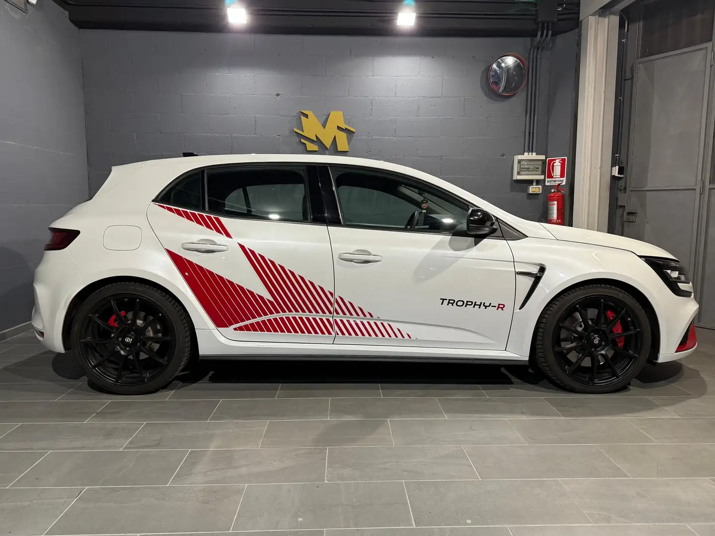Renault Megane Coupe 2.0 turbo RS Trophy R 300cv Blanc - 2