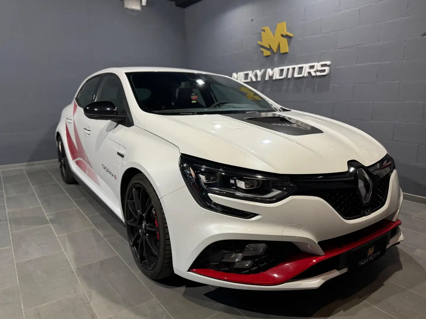 Renault Megane Coupe 2.0 turbo RS Trophy R 300cv Blanc - 1