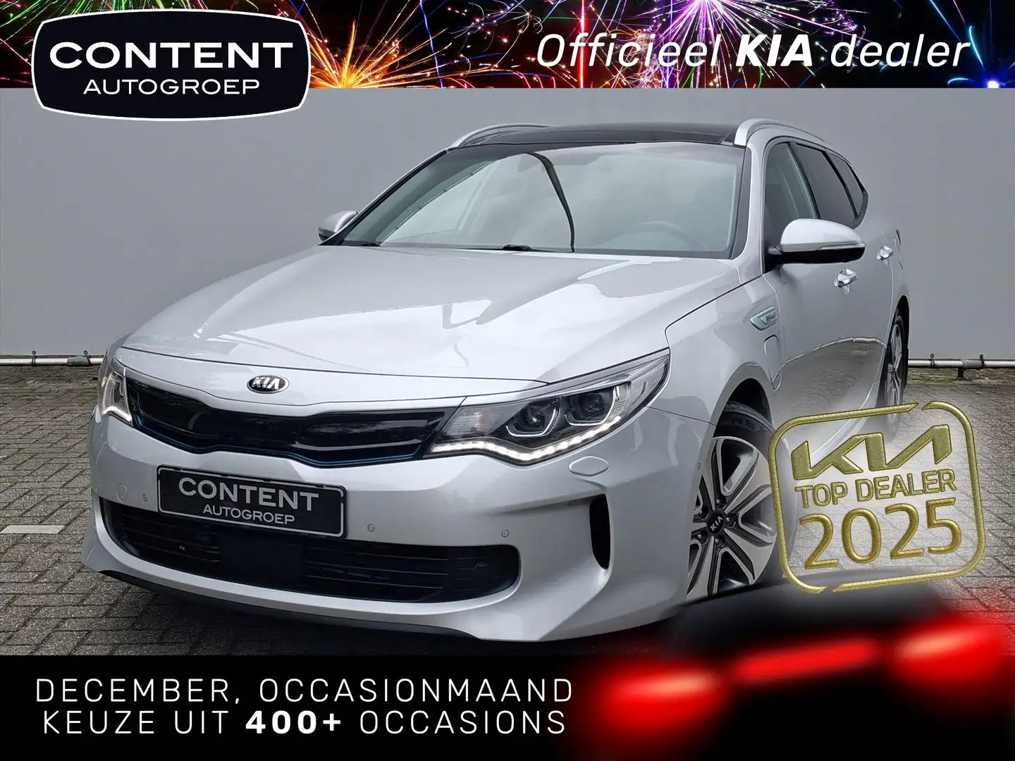 Kia Optima 2.0 GDi PHEV Plug-In ExecutiveLine |Vol Opties! Gris - 1
