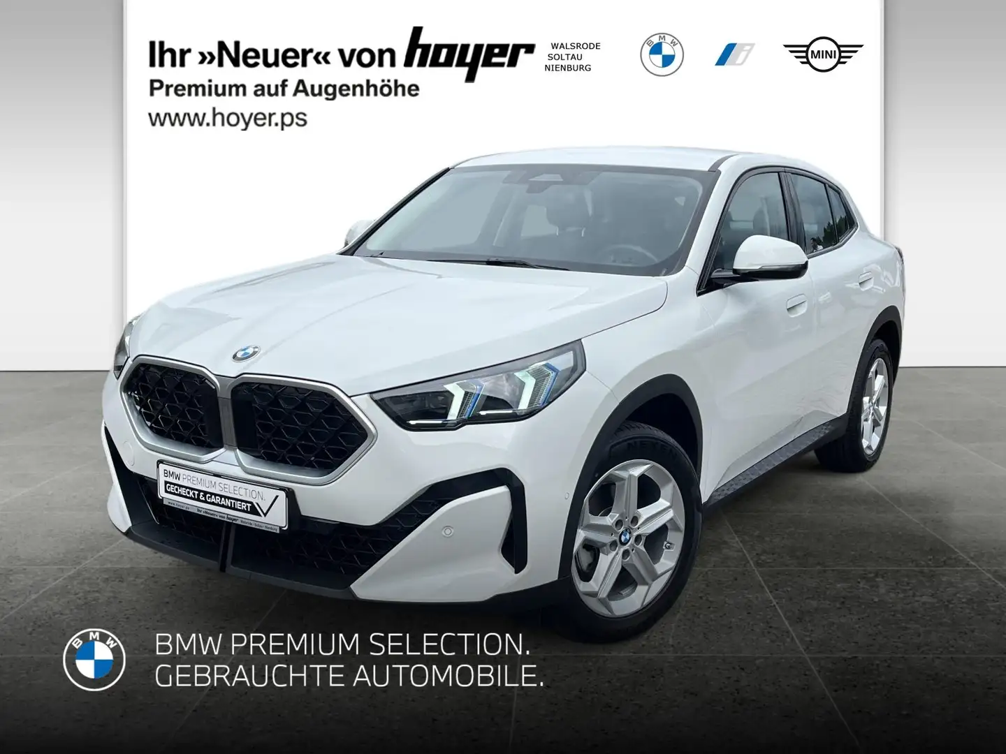 BMW X2 sDrive18d DAB LED RFK Komfortzg. Klimaaut. Weiß - 1