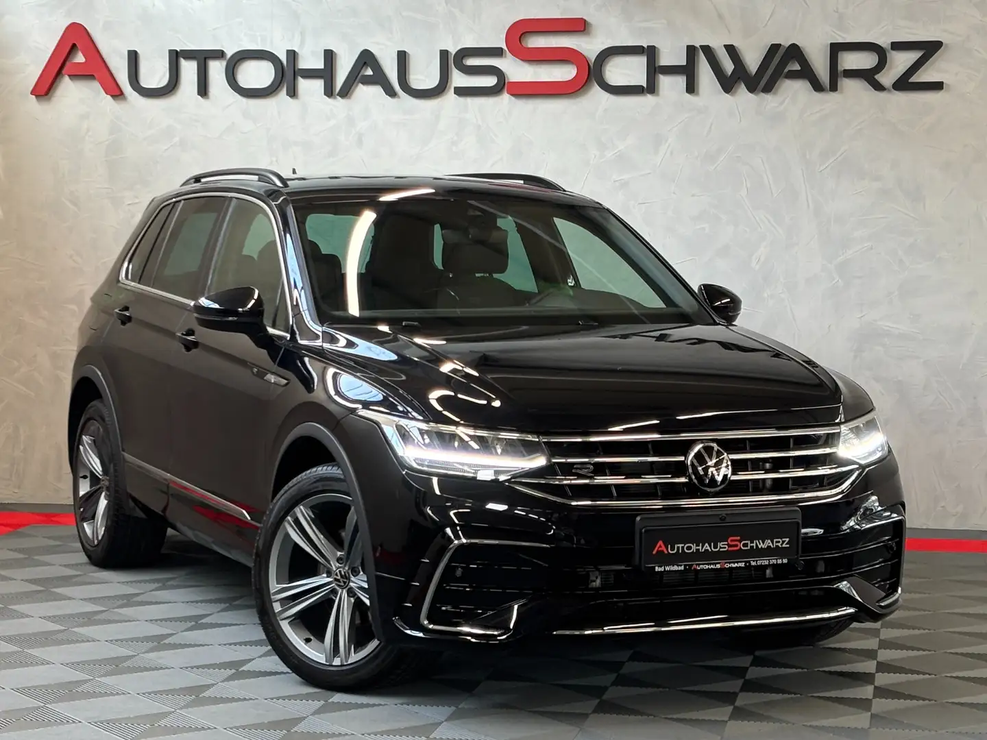 Volkswagen Tiguan R-Line DSG VirtCock ACC Led Kamera AHK FahrAss Nero - 1
