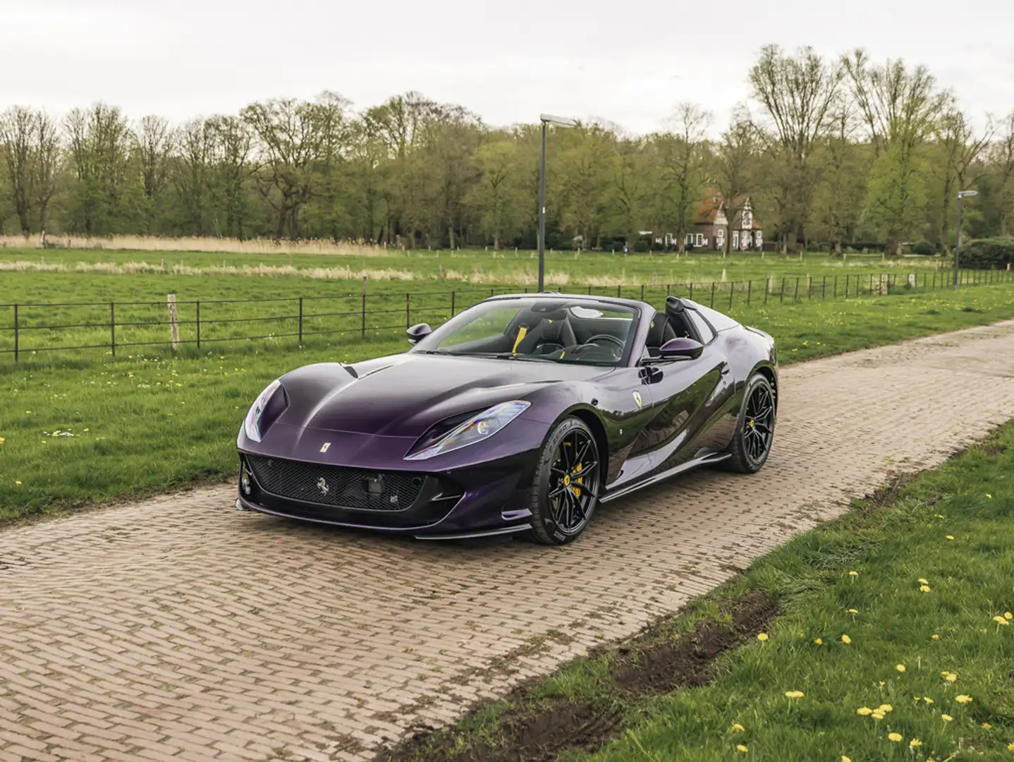 Ferrari 812 GTS 6.5 V12 HELE, Carbon, Side Display, Viola Hong Violett - 1