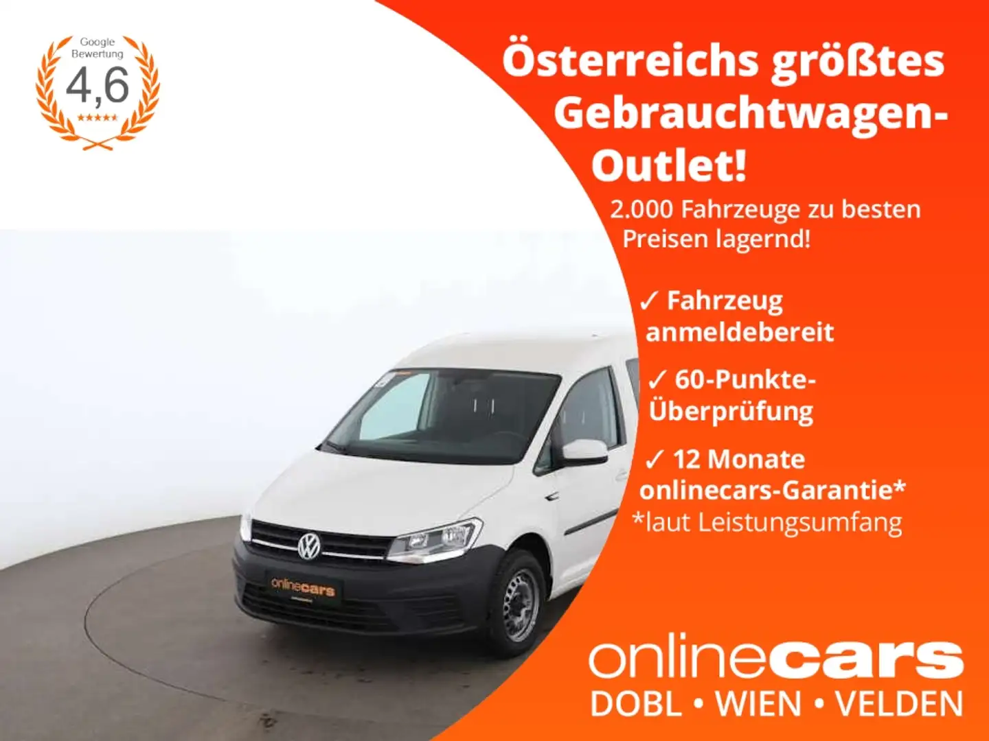 Volkswagen Caddy Nfz Kasten 2.0 TDI SITZHZG KLIMA PDC Bílá - 1