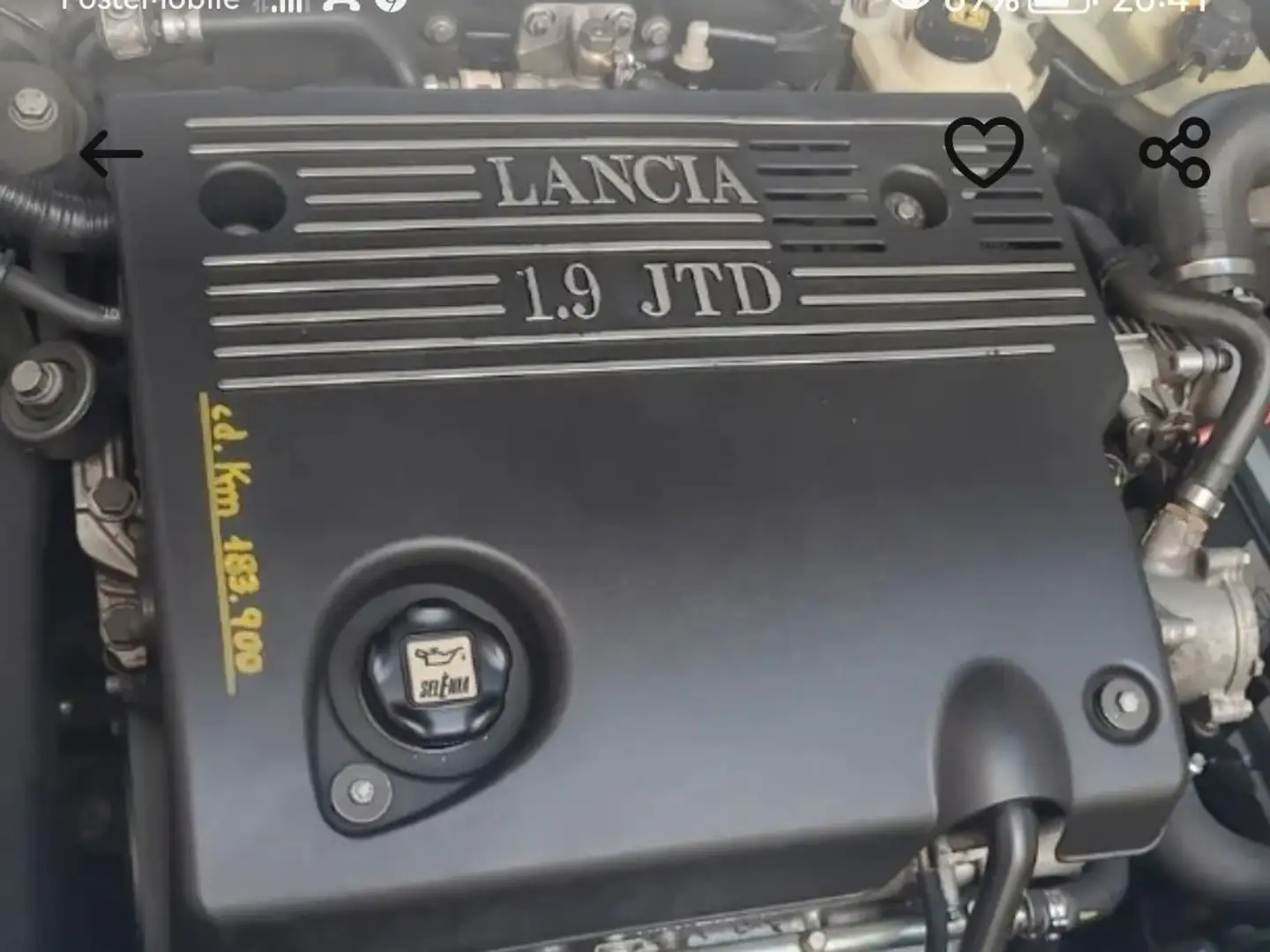 Lancia Lybra 1.9 jtd LX 115cv srebrna - 2