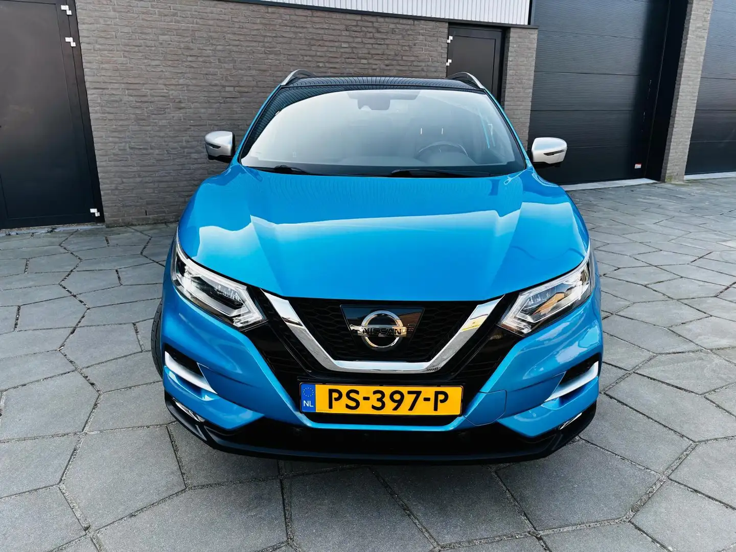 Nissan Qashqai 1.2 Tekna +|AUTOM.| ZEER Complete SUV PANO-dak|Zwa Blauw - 2