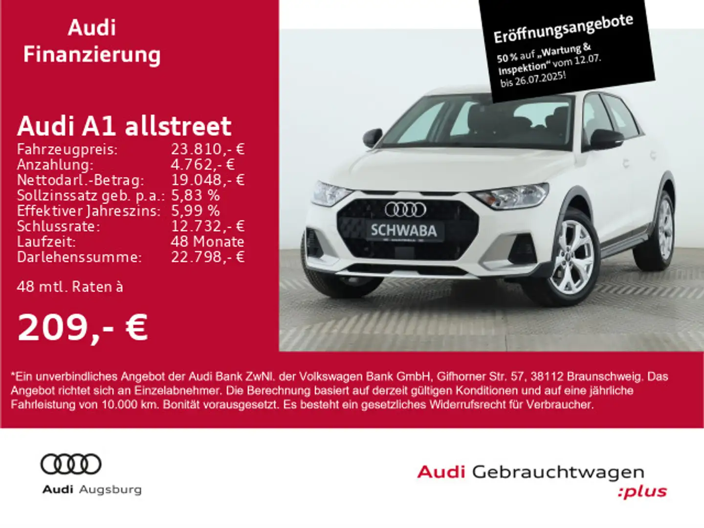 Audi A1 35 TFSI S tronic *VIRTUAL*R-KAM*17* White - 1