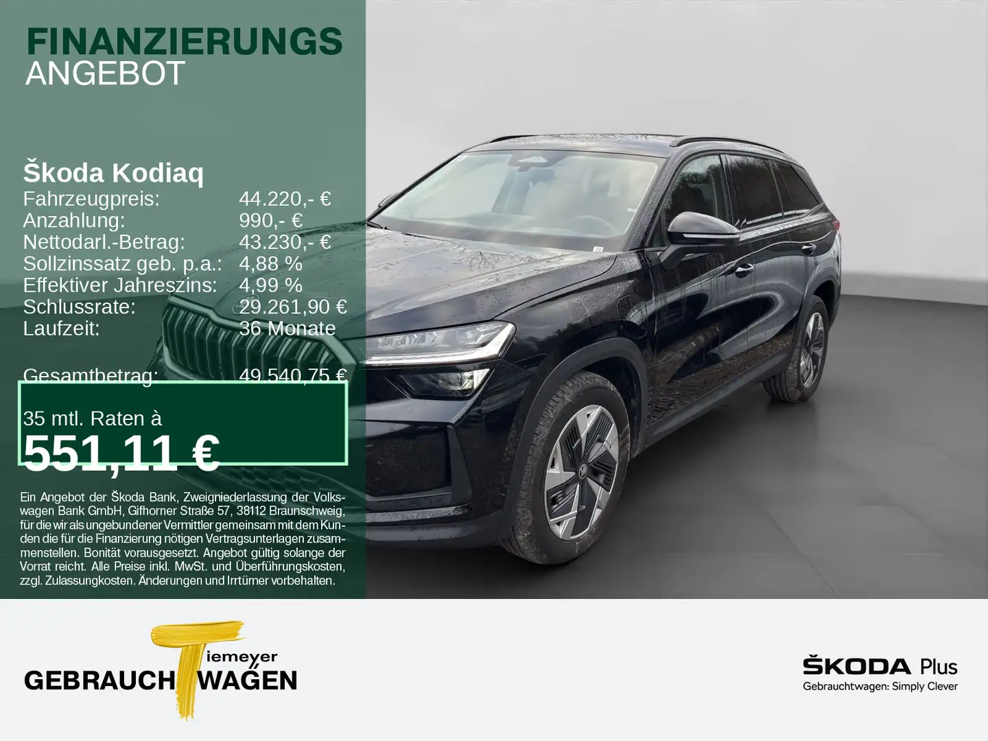 Skoda Kodiaq iV SELECTION LEDER MATRIX HuD Schwarz - 1