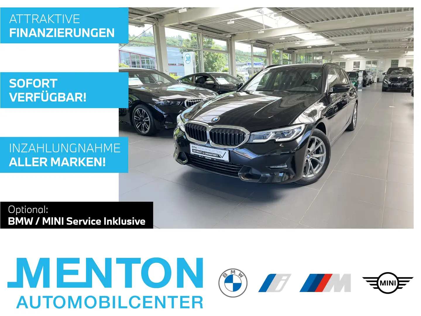 BMW 320 i Touring Sport Line HiFi/DAB/RFK/Komfortzg. Nero - 1