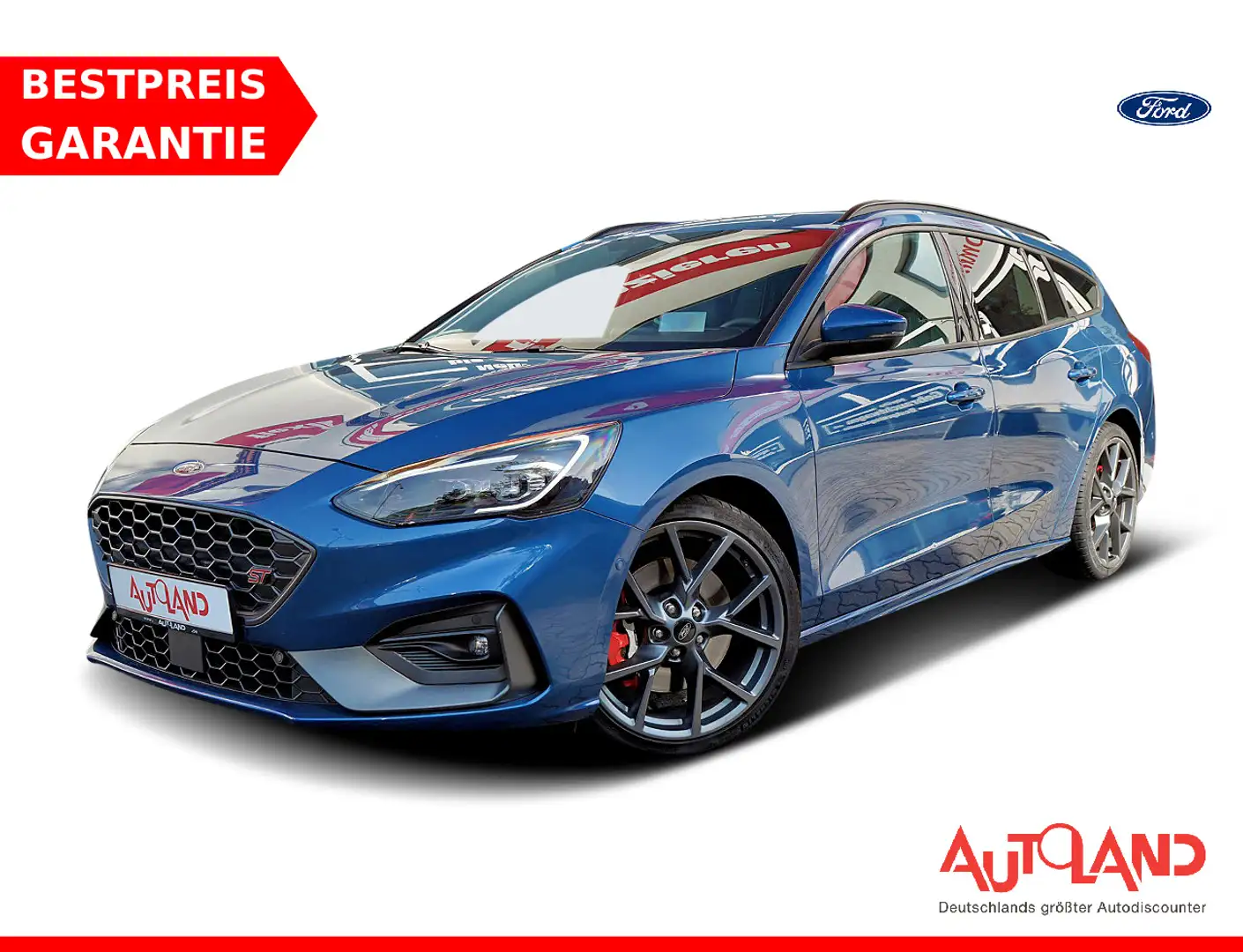 Ford Focus Turnier 2.3 EcoBoost ST LED Navi ACC DAB Bleu - 1
