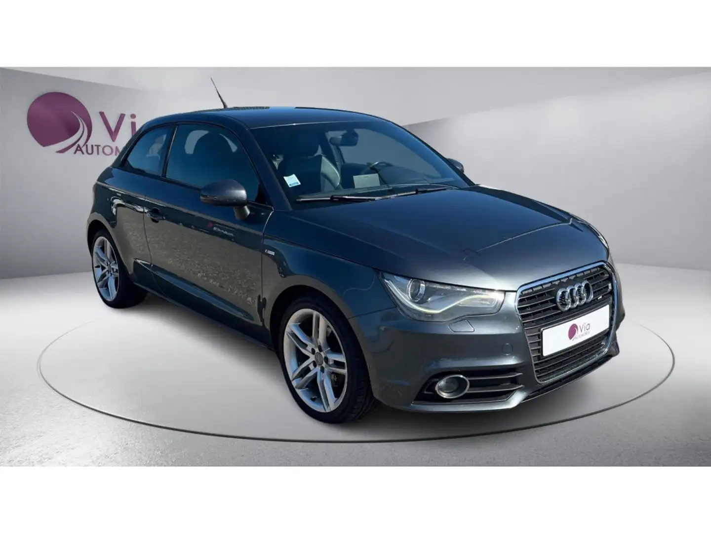 Audi A1 1.4 TFSI 122 S line INT/EXT - ENTRETIEN OK Gris - 1