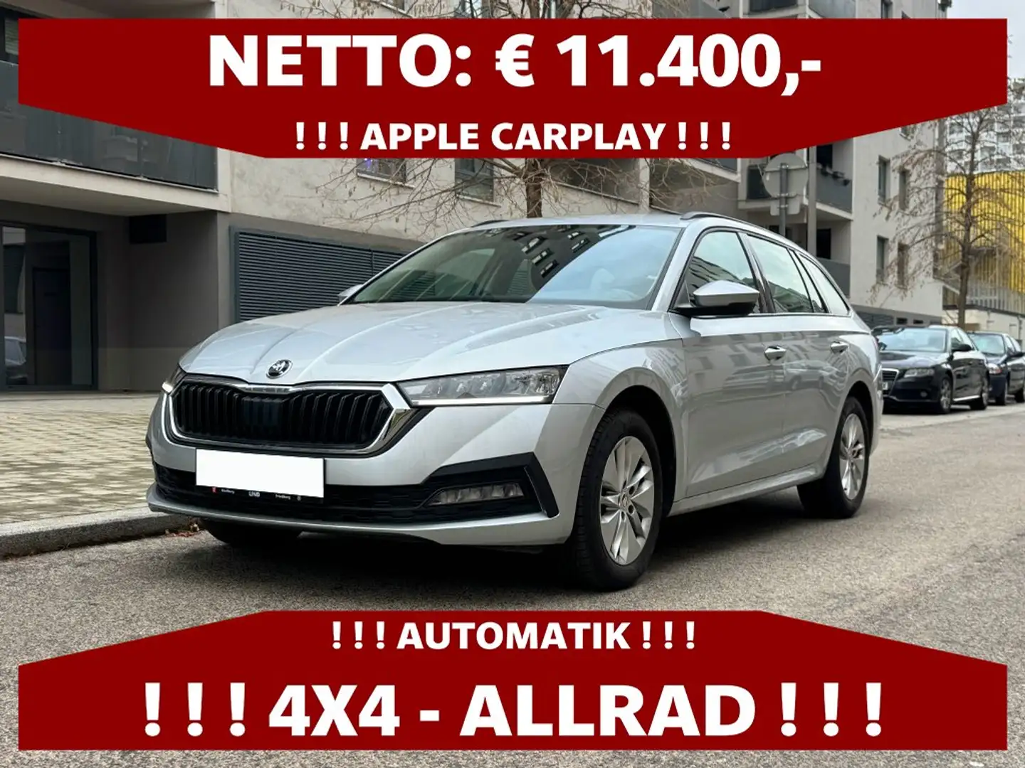 Skoda Octavia 2,0 TDI DSG 4x4 | ALLRAD | AUTOMATIK Silber - 1