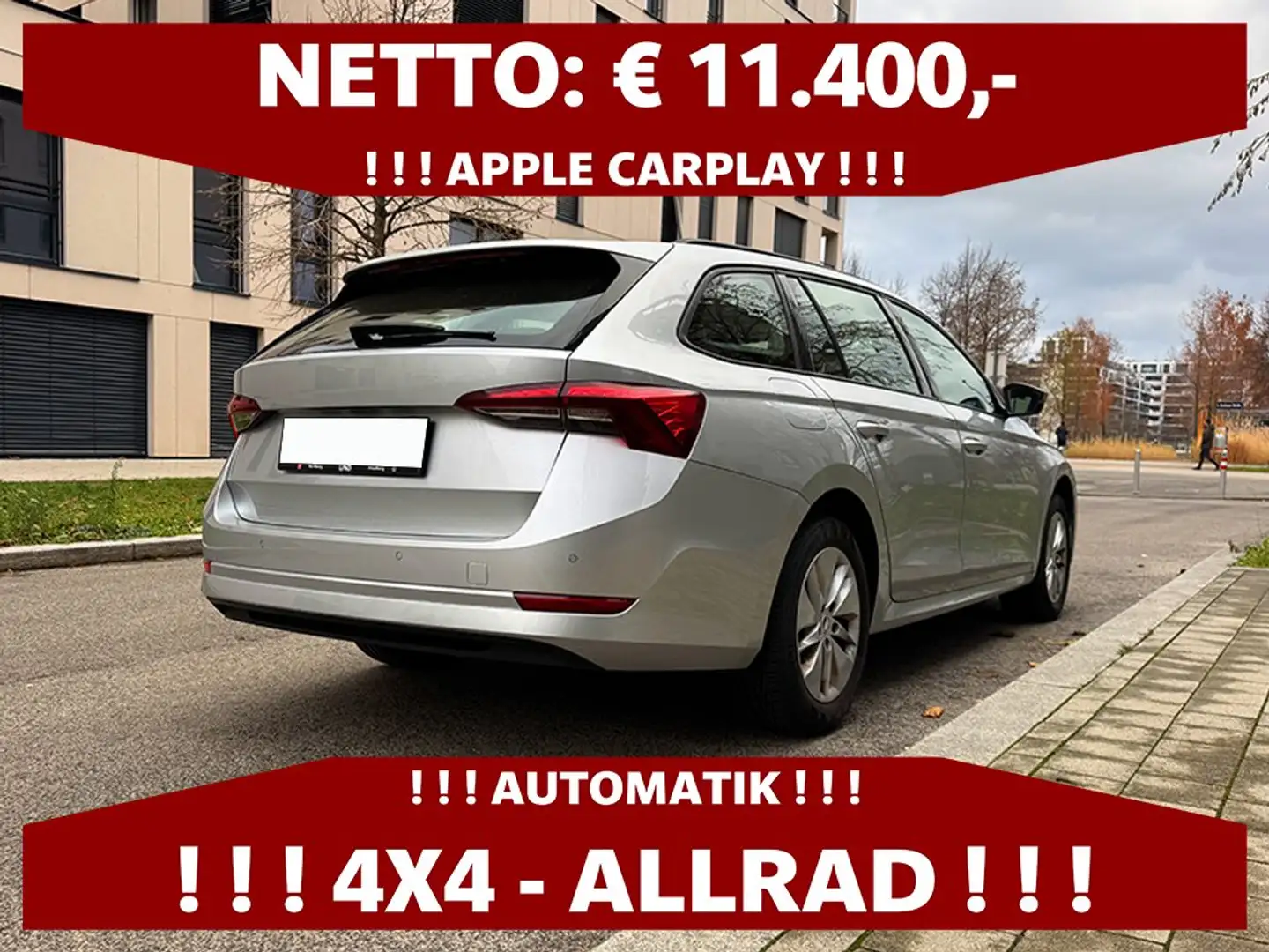 Skoda Octavia 2,0 TDI DSG 4x4 | ALLRAD | AUTOMATIK Silber - 2