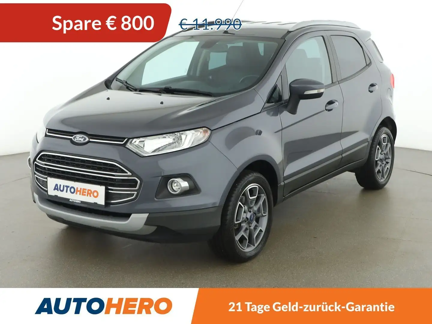 Ford EcoSport 1.5 Ti-VCT Titanium *KLIMAAUTO*BT*TEMPO* Grau - 1