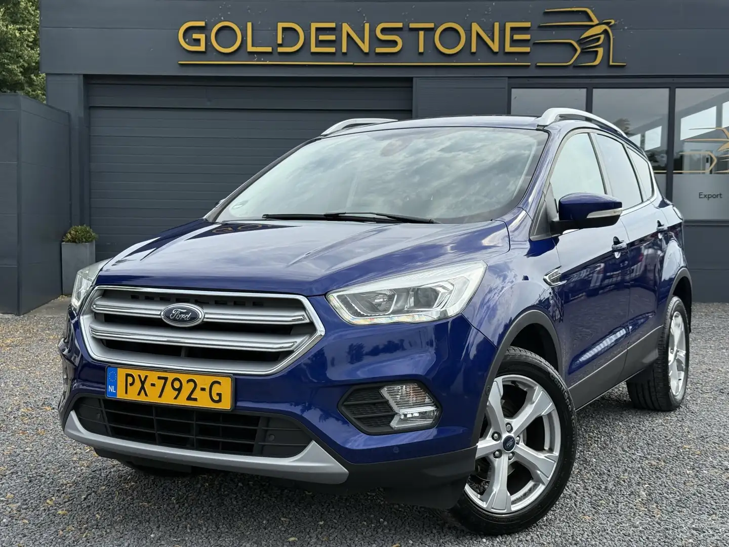 Ford Kuga 1.5 EcoBoost Titanium 2e Eigenaar,Trekhaak,Camera, Blauw - 1
