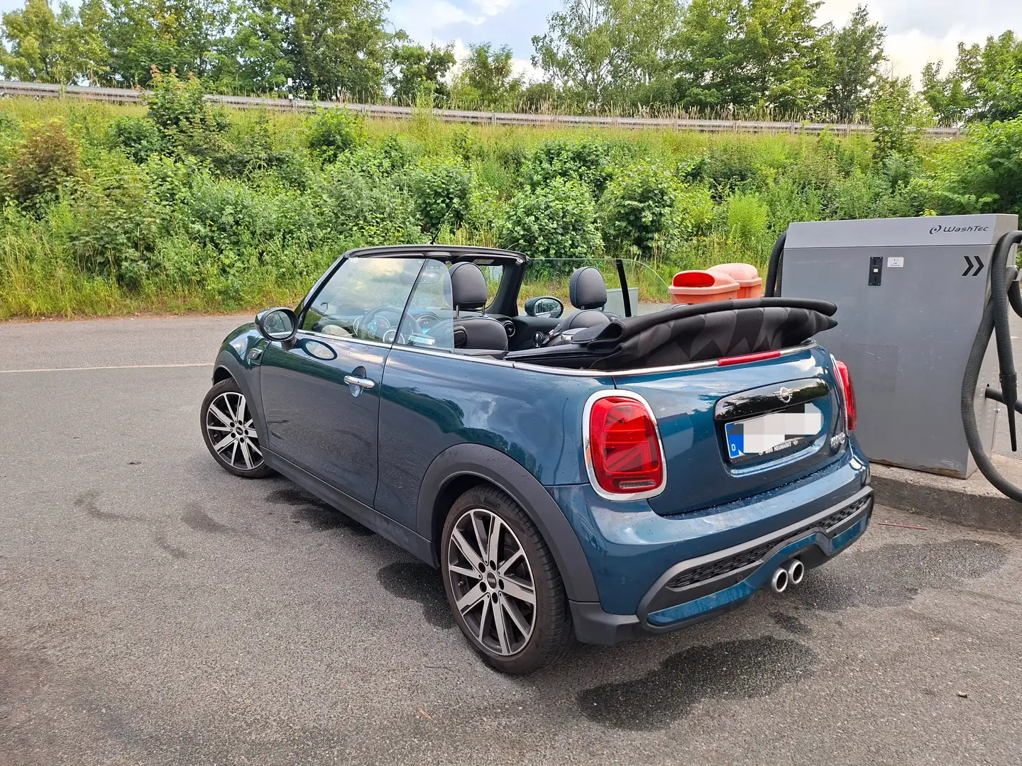 MINI Cooper S Cabrio Aut. Sidewalk Edition Bleu - 2