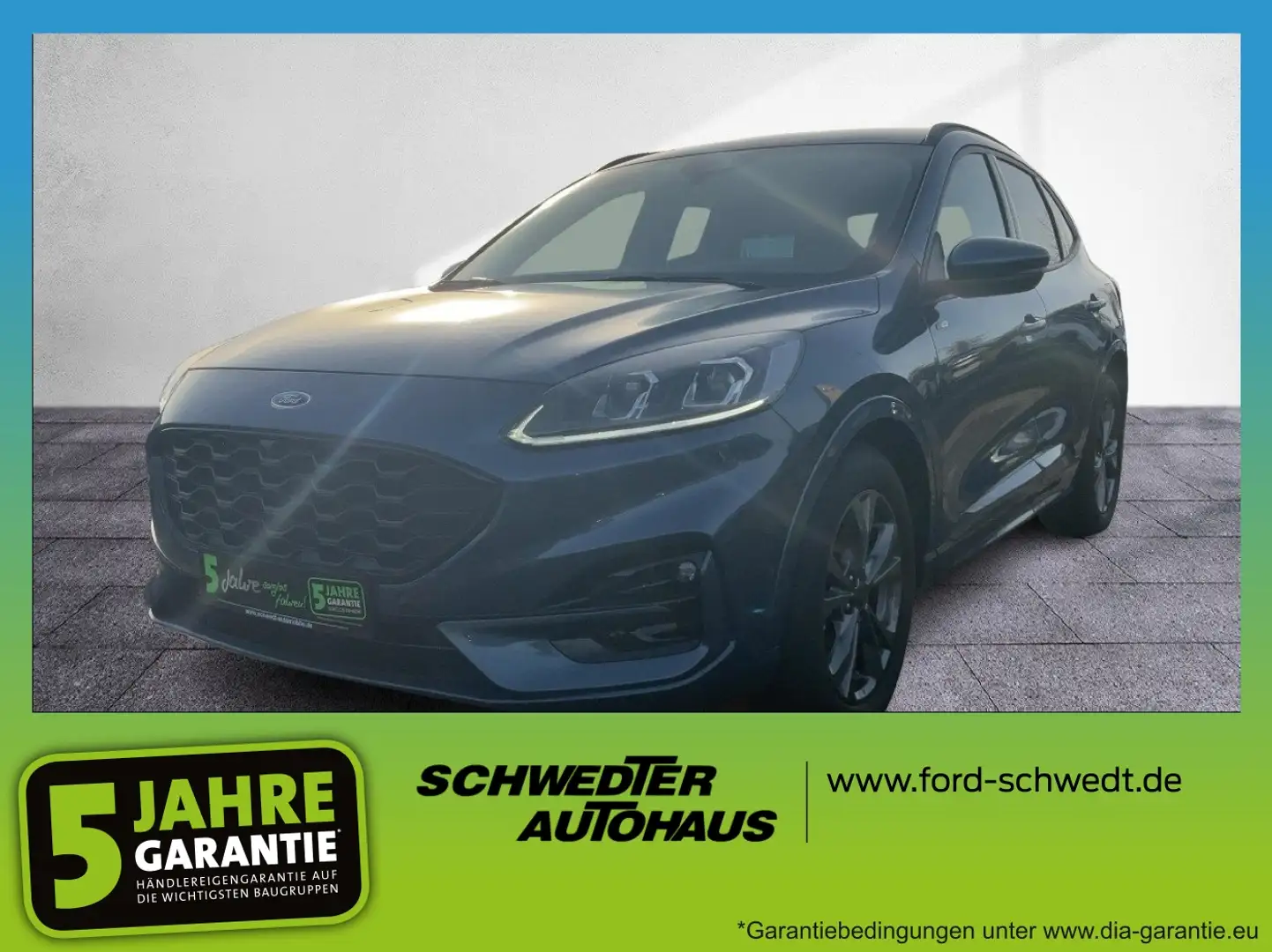 Ford Kuga 2.0 EcoBlue ST-Line X ACC+AHK+LED+Navi+SHZ Bleu - 1