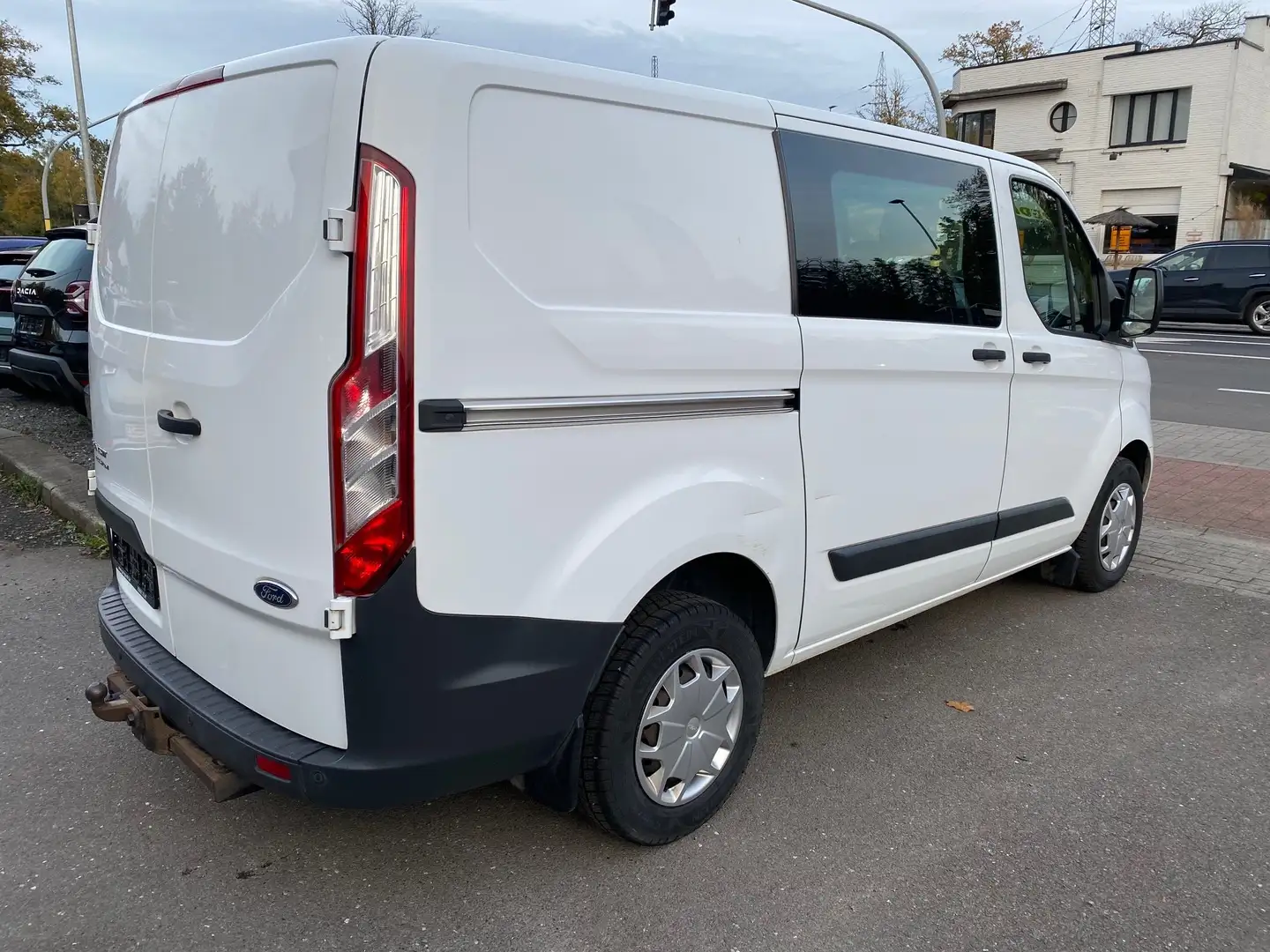 Ford TRANSIT CUSTOM DUBBEL CABINE MET GARANTIE Blanc - 2
