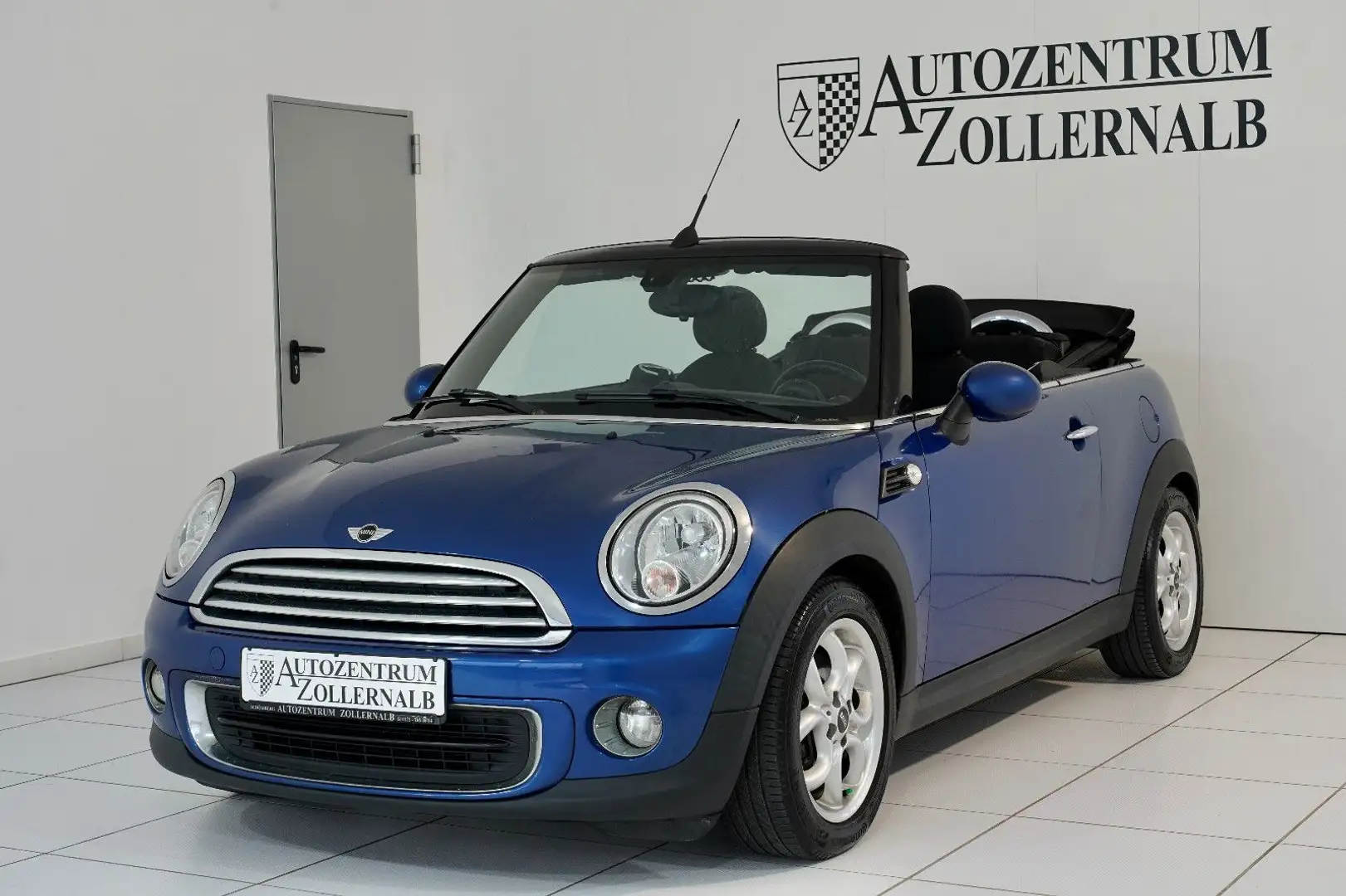 MINI One Cabrio *CHROM-LINE*NAVI*CHILI-PAKET*TÜV NEU* Kék - 2