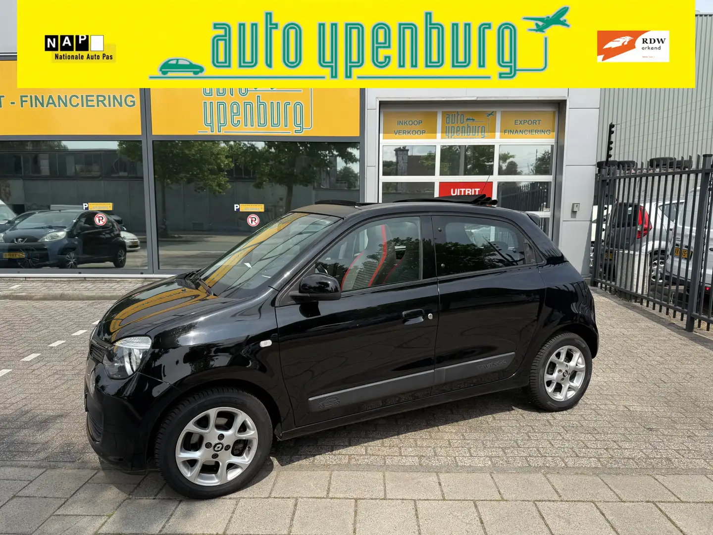 Renault Twingo 1.0 SCe Dynamique * ELEC. OPEN DAK * Airco * Nieuw Zwart - 1
