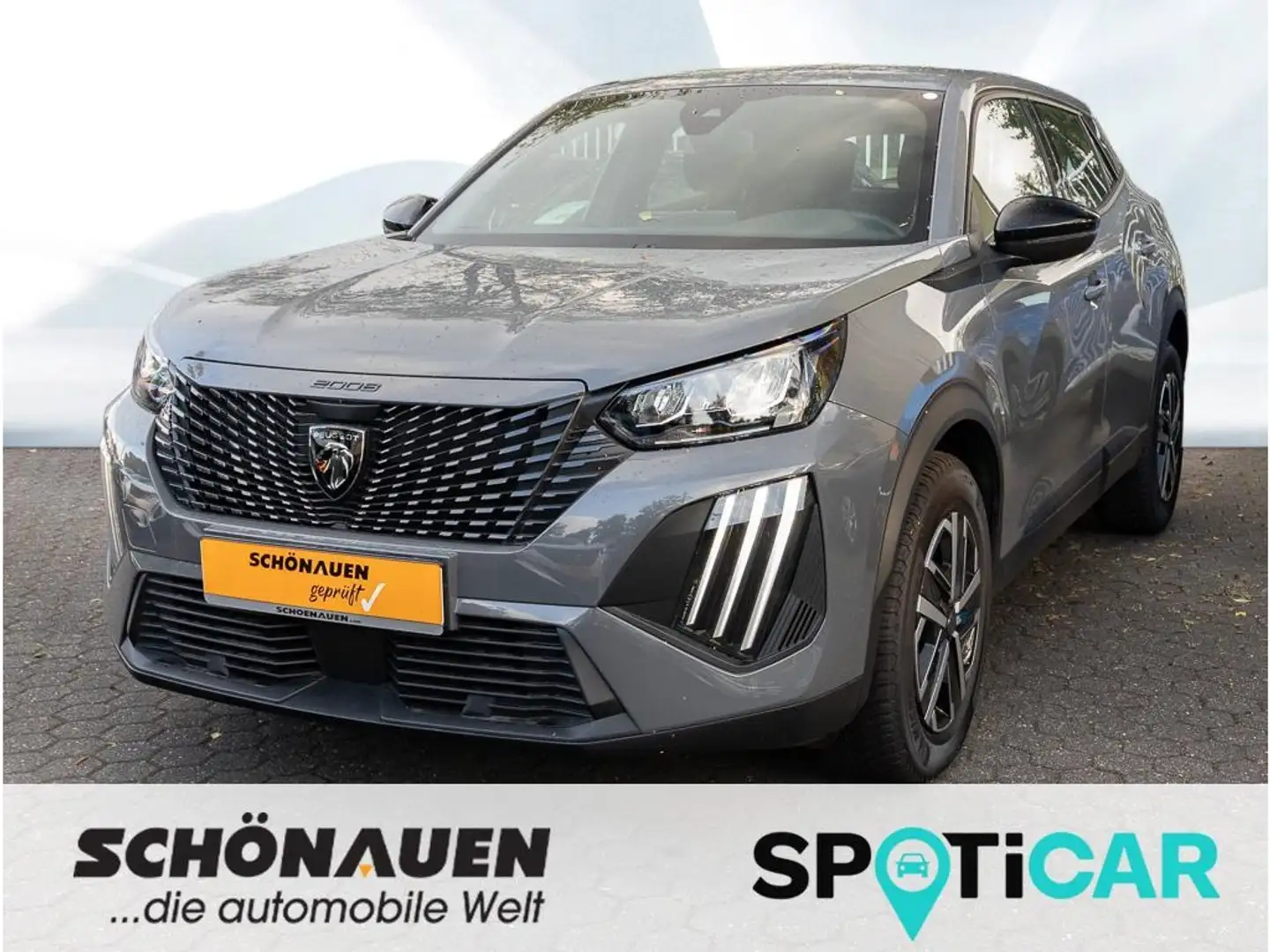 Peugeot 2008 1.2 ACTIVE PT 100 +SHZ+CARPLAY+NAVI+RFK+MET+ Gris - 1