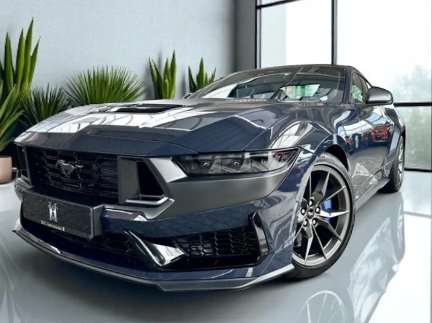 Ford Mustang 5.0 V8 DARK HORSE Autom. RECAROSITZE Bleu - 1