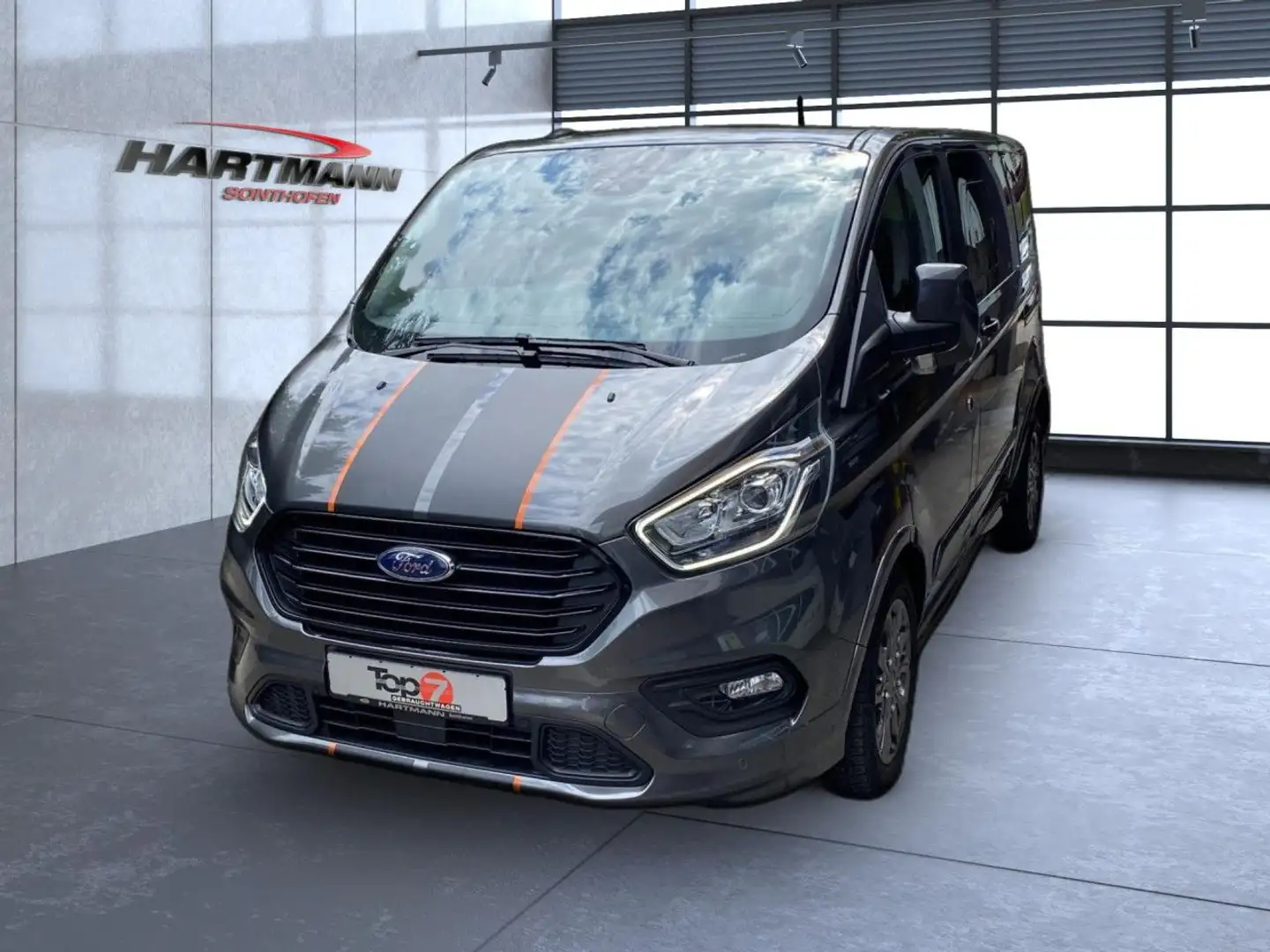 Ford Transit Custom 320 L1 Tourneo Sport ZV Grijs - 2
