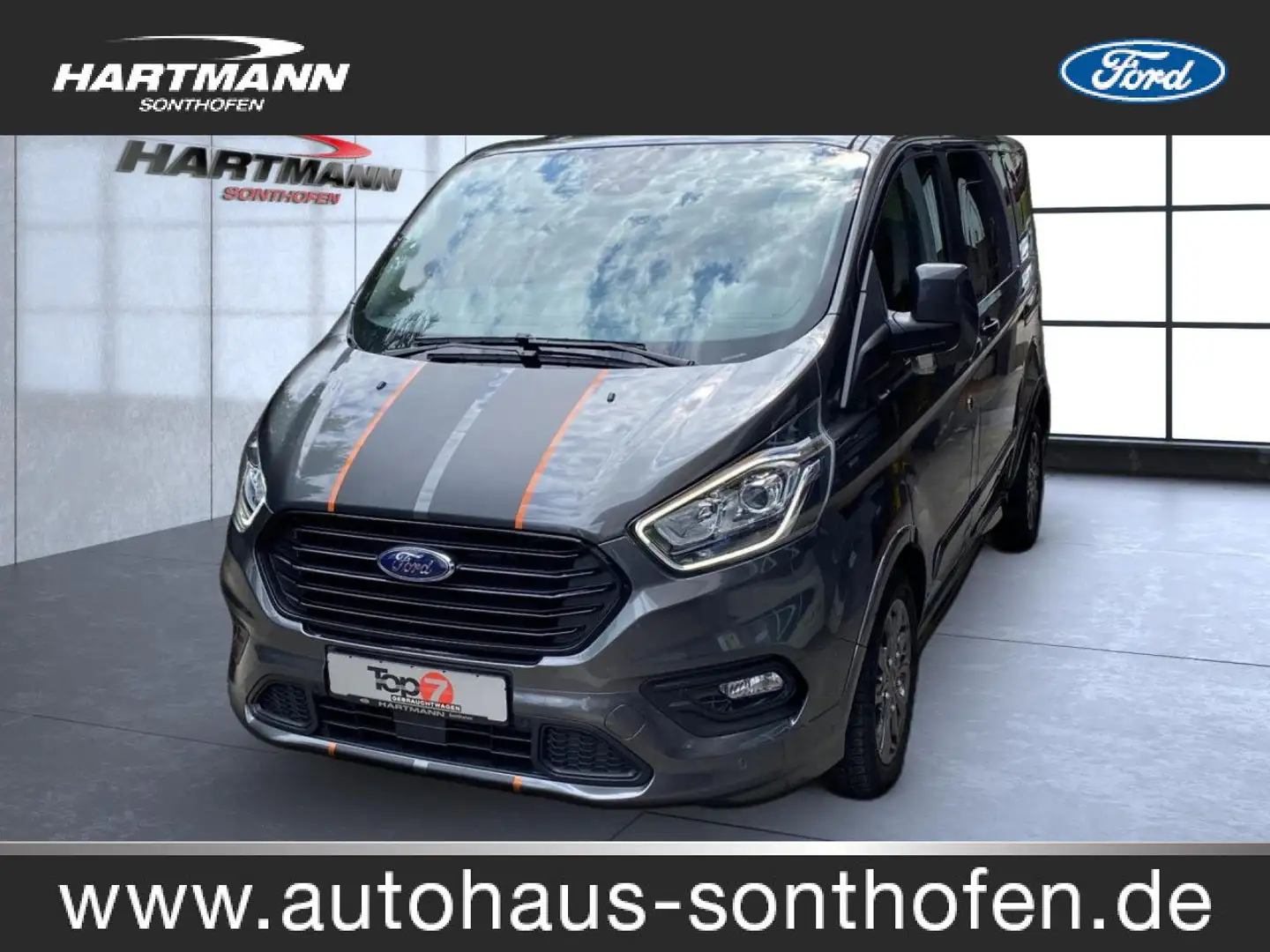 Ford Transit Custom 320 L1 Tourneo Sport ZV Grijs - 1