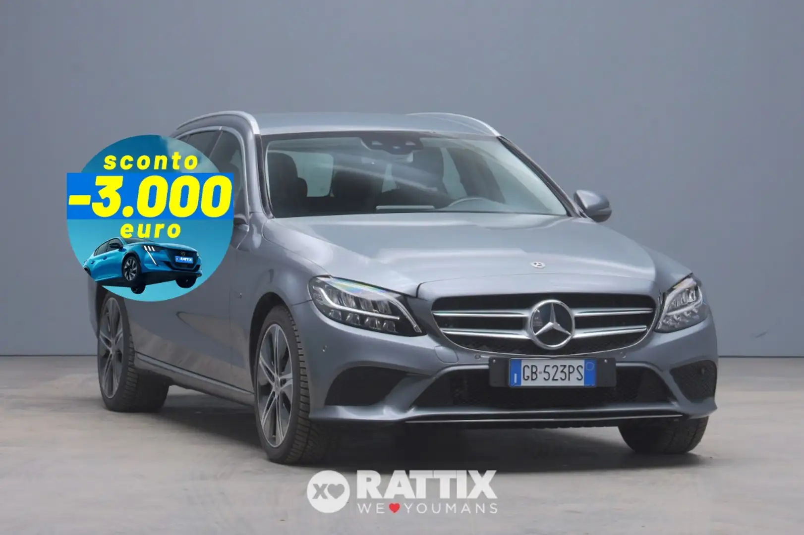 Mercedes-Benz C 300 SW de eq-power Business Auto Grigio - 1