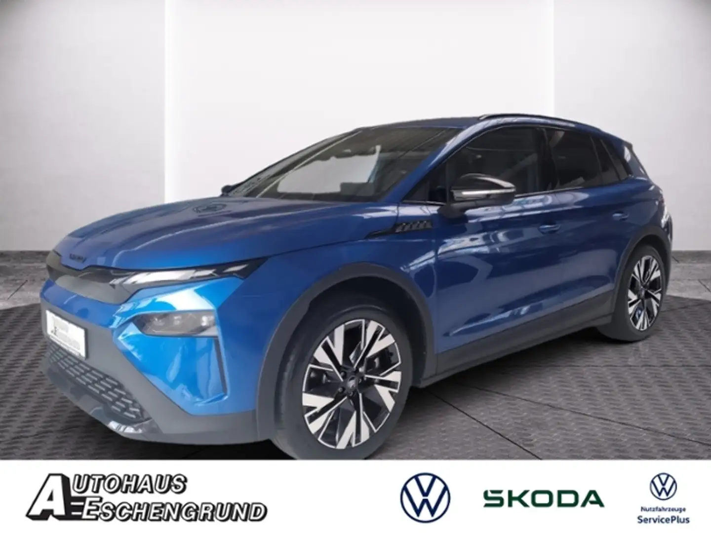 Skoda Elroq 85 Sportline NAVI MATRIX-LED AHK 20" LM ACC Niebieski - 1