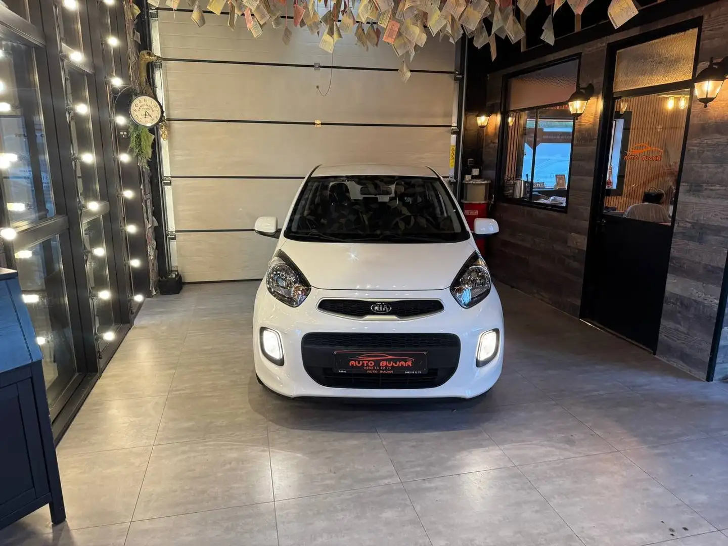 Kia Picanto Picanto 1.0i **11296 KM / AIRCO / CARNET / 1ER PRO Blanc - 2