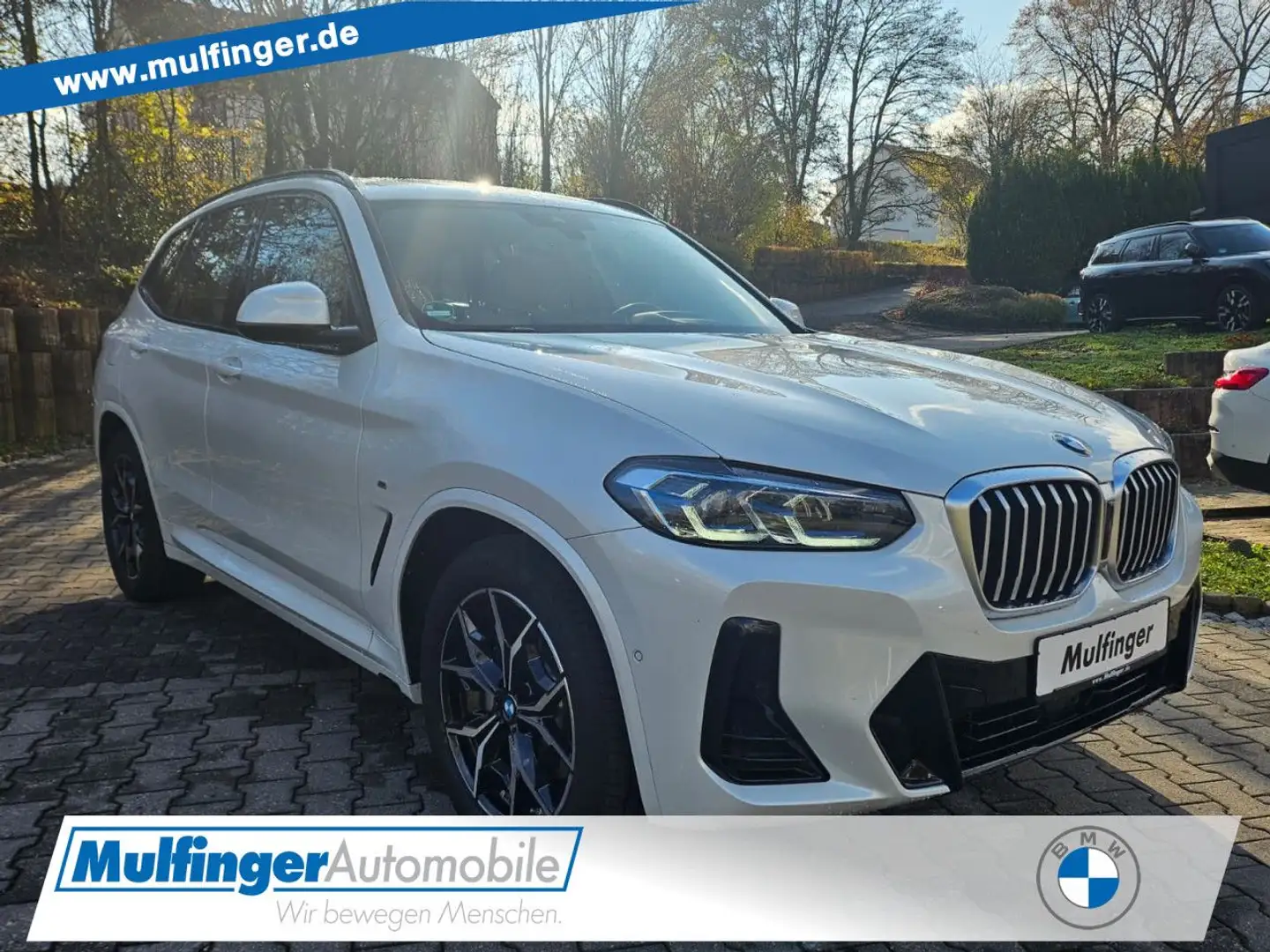 BMW X3 0d M Sport HUD ACC Standh.Pano.AHK Fin.660 Blanc - 1
