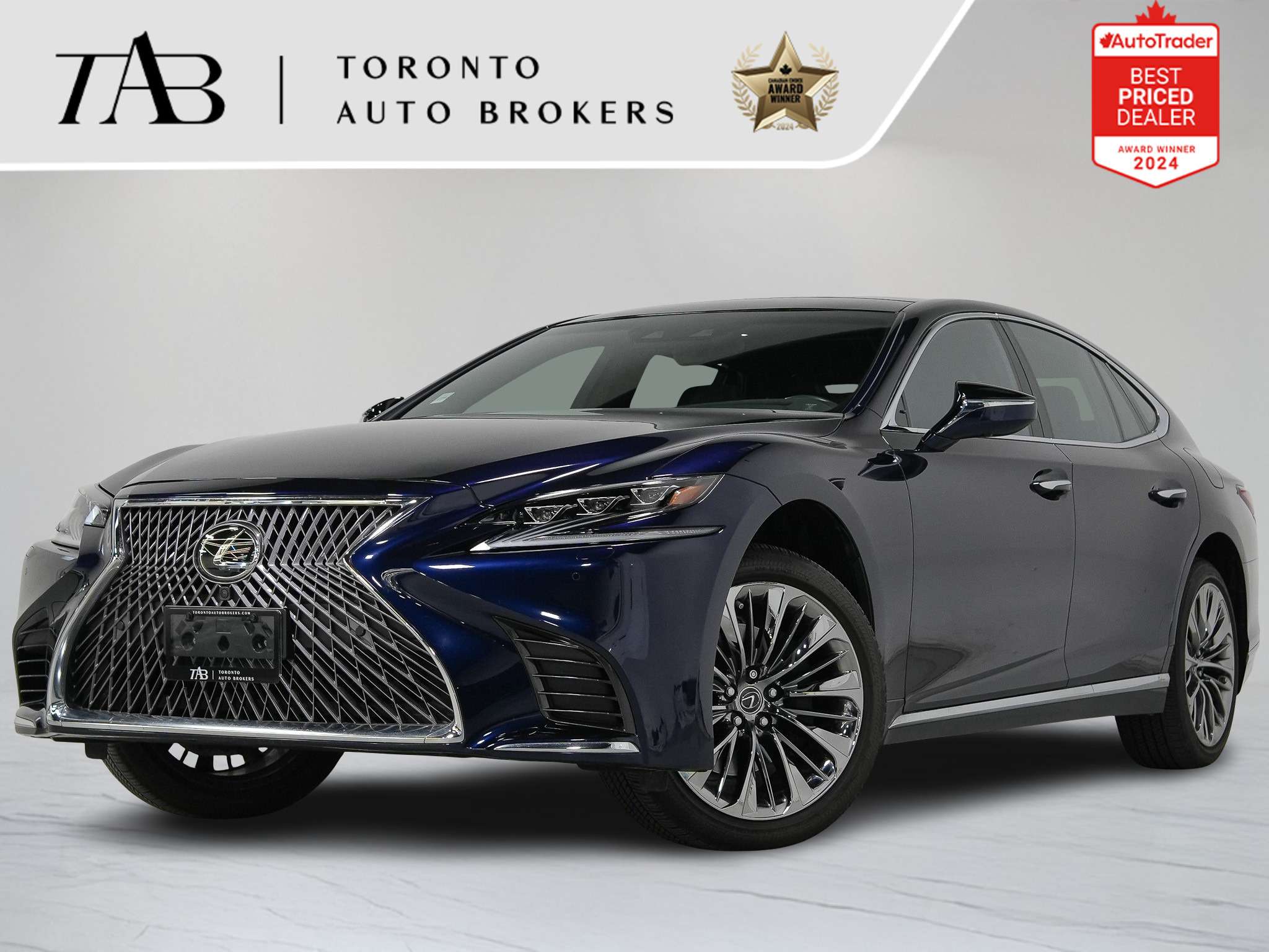 Blue 2018 Lexus LS Sedan All-Wheel Drive Automatic