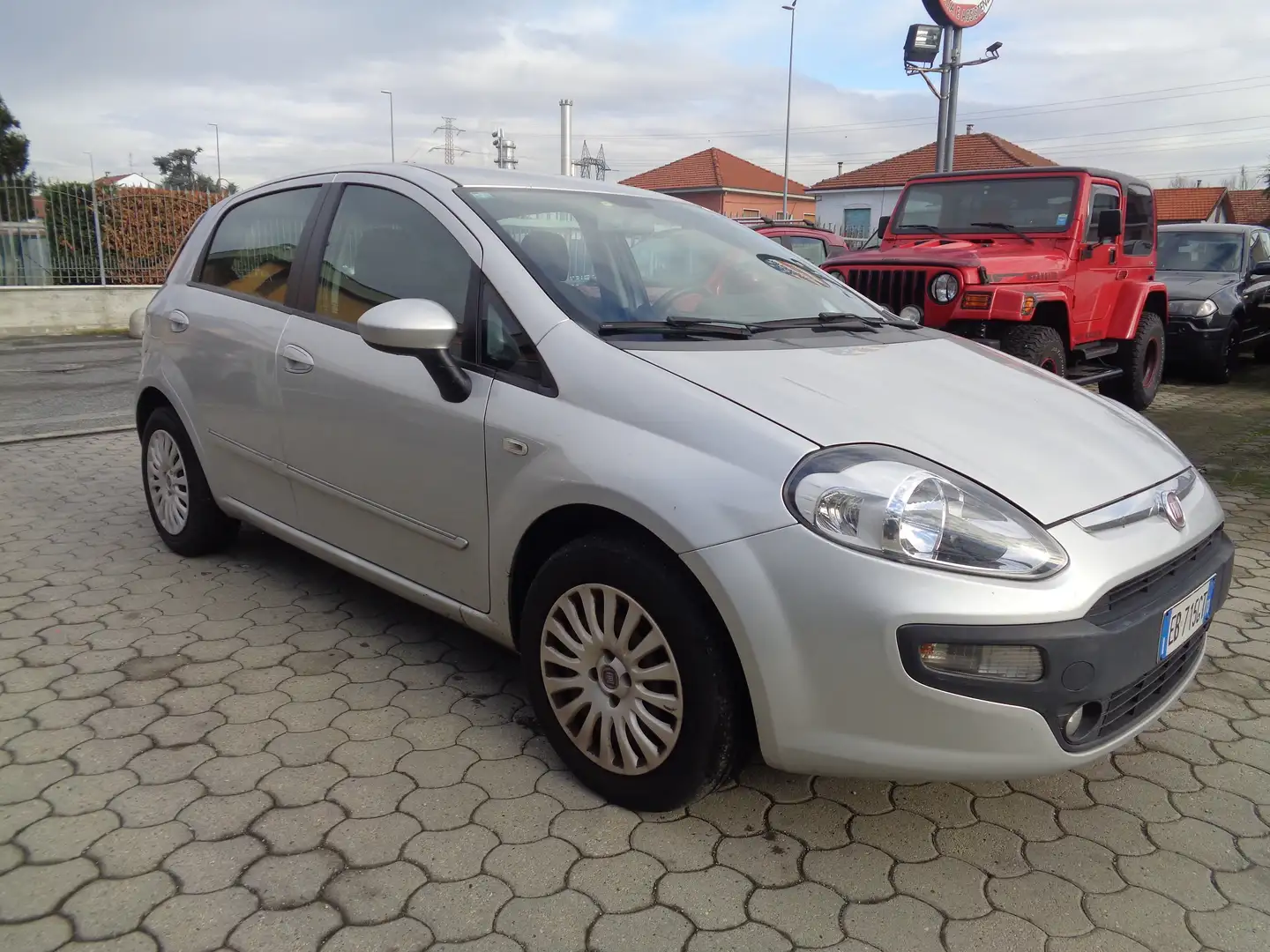 Fiat Punto Evo Punto III 2009 Evo 5p 1.4 m-air Dynamic s Argento - 2