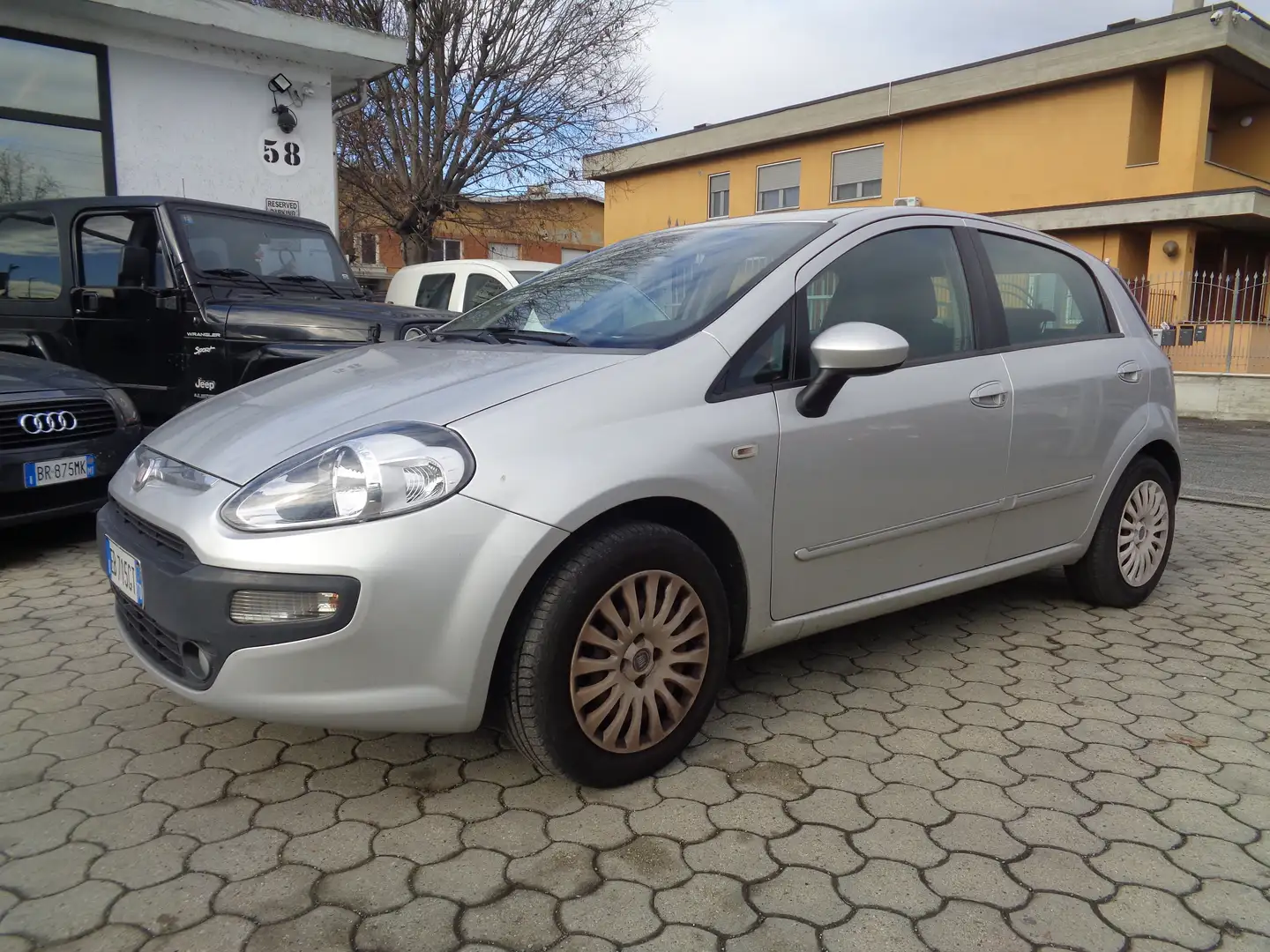 Fiat Punto Evo Punto III 2009 Evo 5p 1.4 m-air Dynamic s Argento - 1