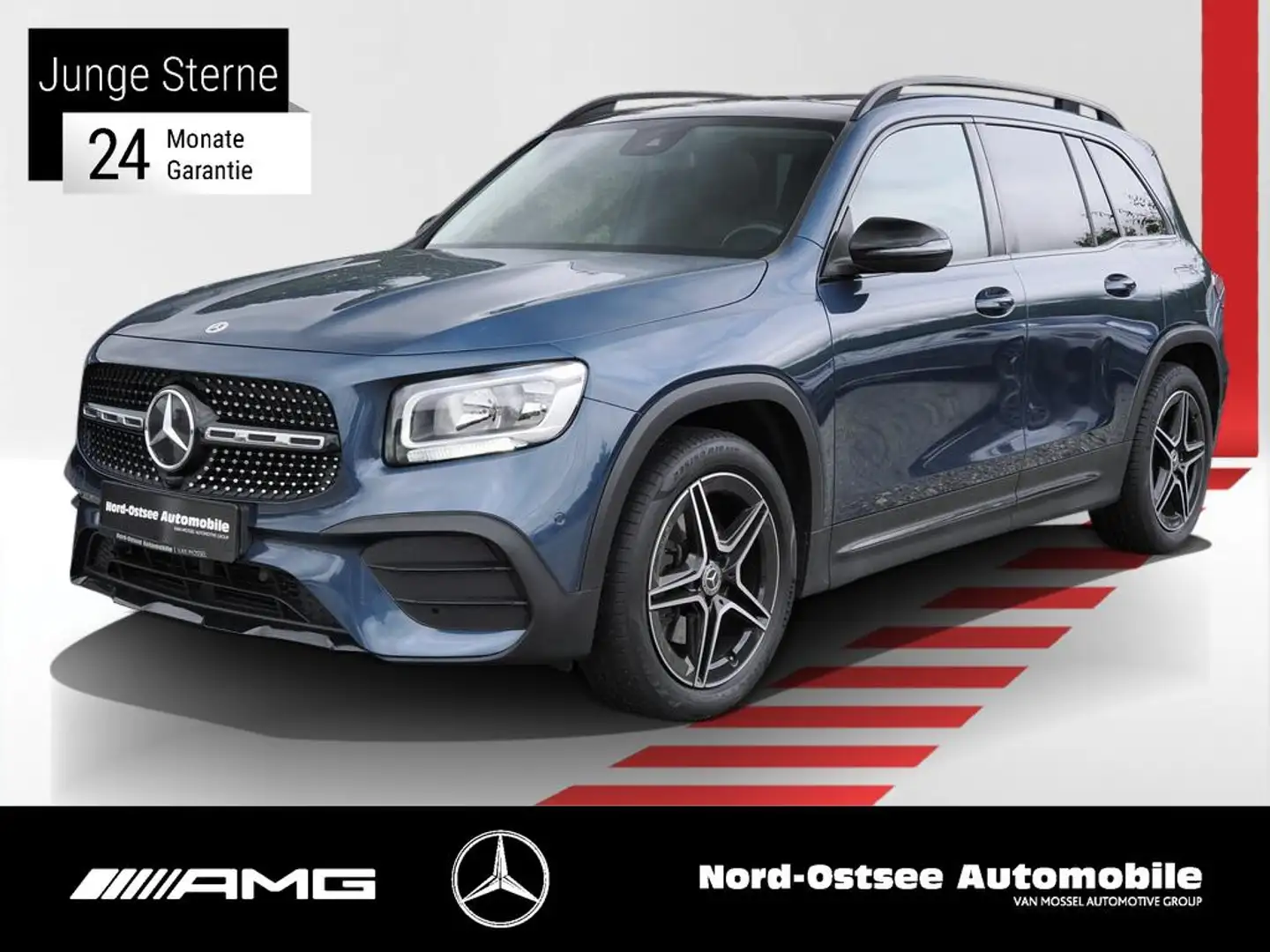 Mercedes-Benz GLB 220 d AMG  AHK PANO PARKPAKET SOUND NIGHT Blu/Azzurro - 1
