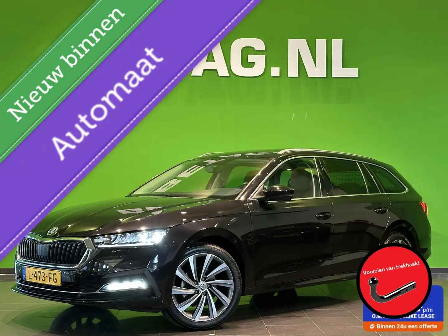 Skoda Octavia Combi 1.0 e-TSI Business Edition Plus | Leder | Schwarz - 1