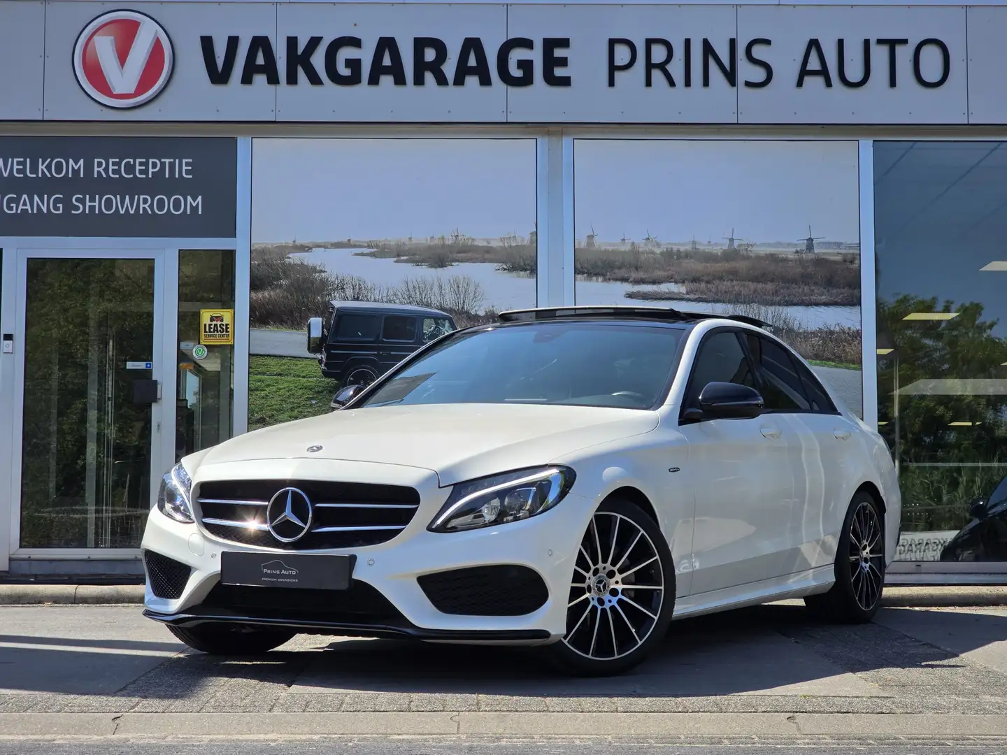 Mercedes-Benz C 180 AMG Sport Edition |PANO|CAMERA|STOELVERW.|ORG.NL|N Blanc - 1