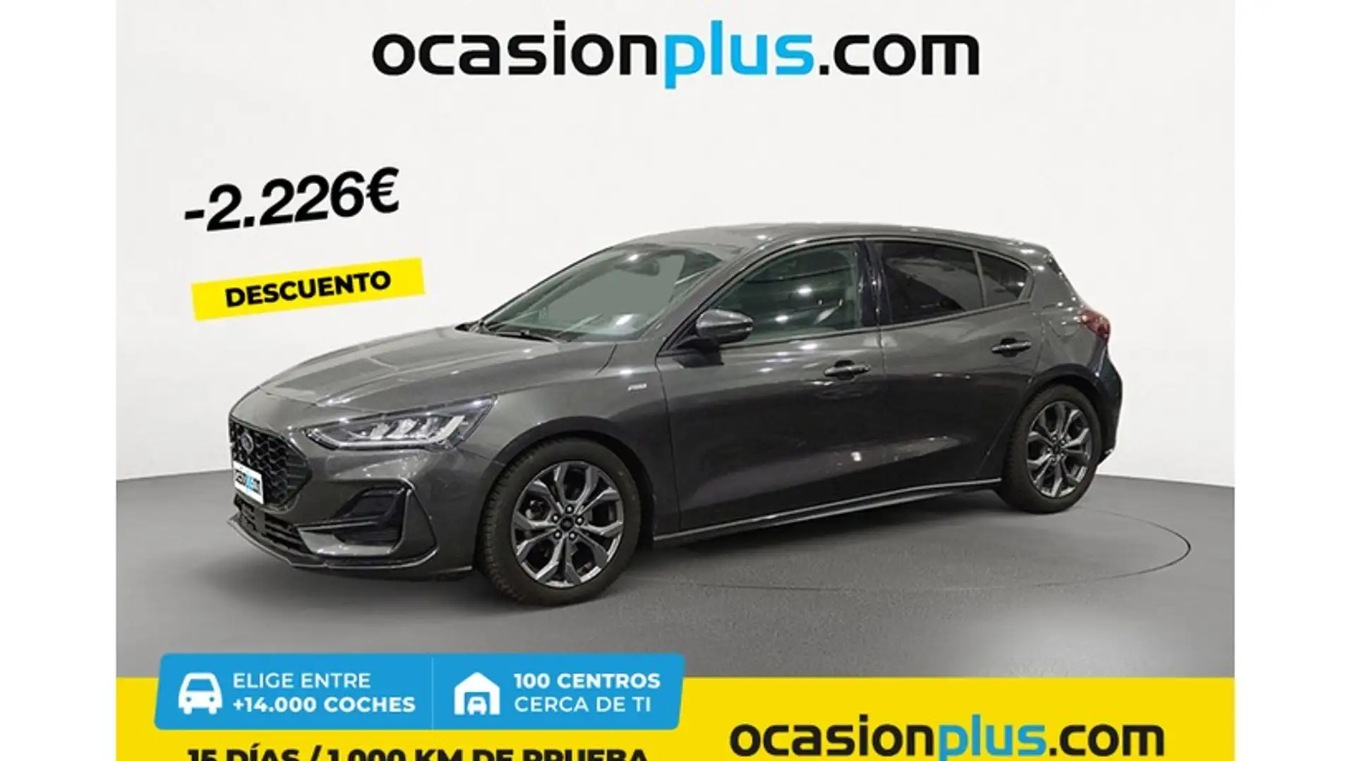 Ford Focus 1.5 Ecoblue ST-Line 115 Aut. Gris - 1