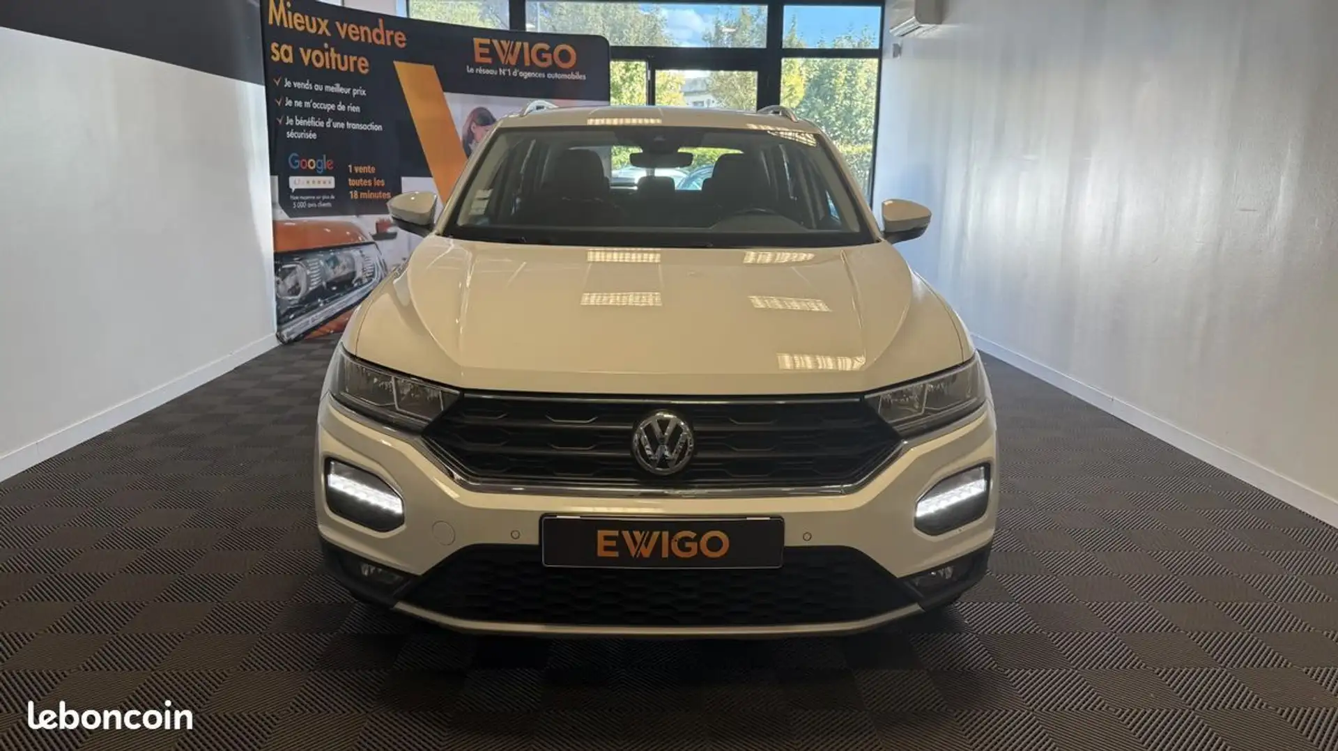 Volkswagen T-Roc 1.6 tdi 115 lounge start-stop %2B carplay-android auto camera de recul Weiß - 2