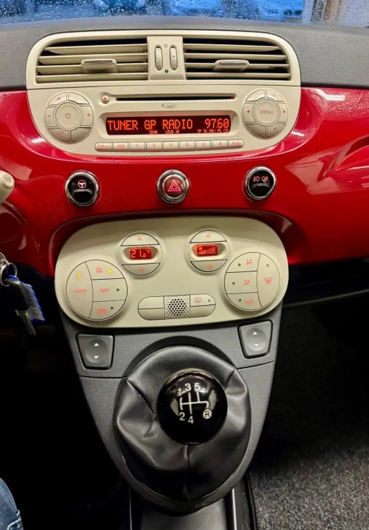 Fiat 500 1.2 Naked AIRCO PANORAMA PDC RIJDT GOED APK 6-2026 Rot - 2
