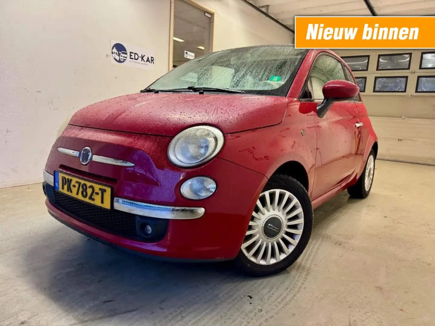 Fiat 500 1.2 Naked AIRCO PANORAMA PDC RIJDT GOED APK 6-2026 Rot - 1