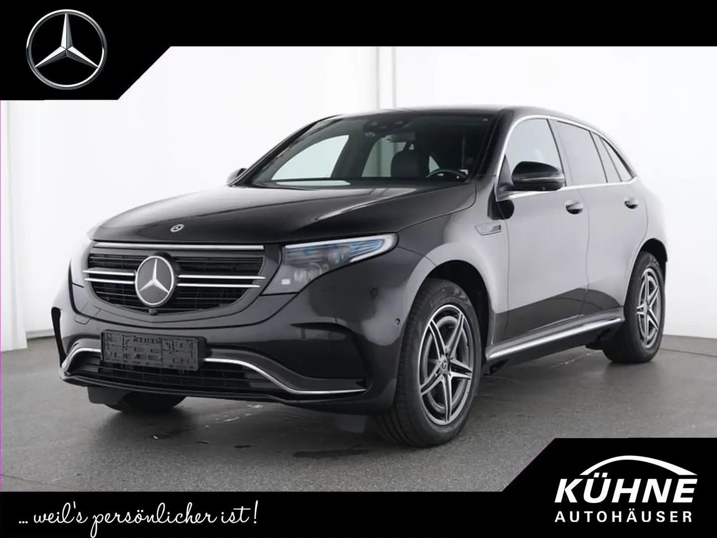 Mercedes-Benz EQC 400 400 4M AMG+Distro+SHD+360+Sound+Fahrassisten Schwarz - 1