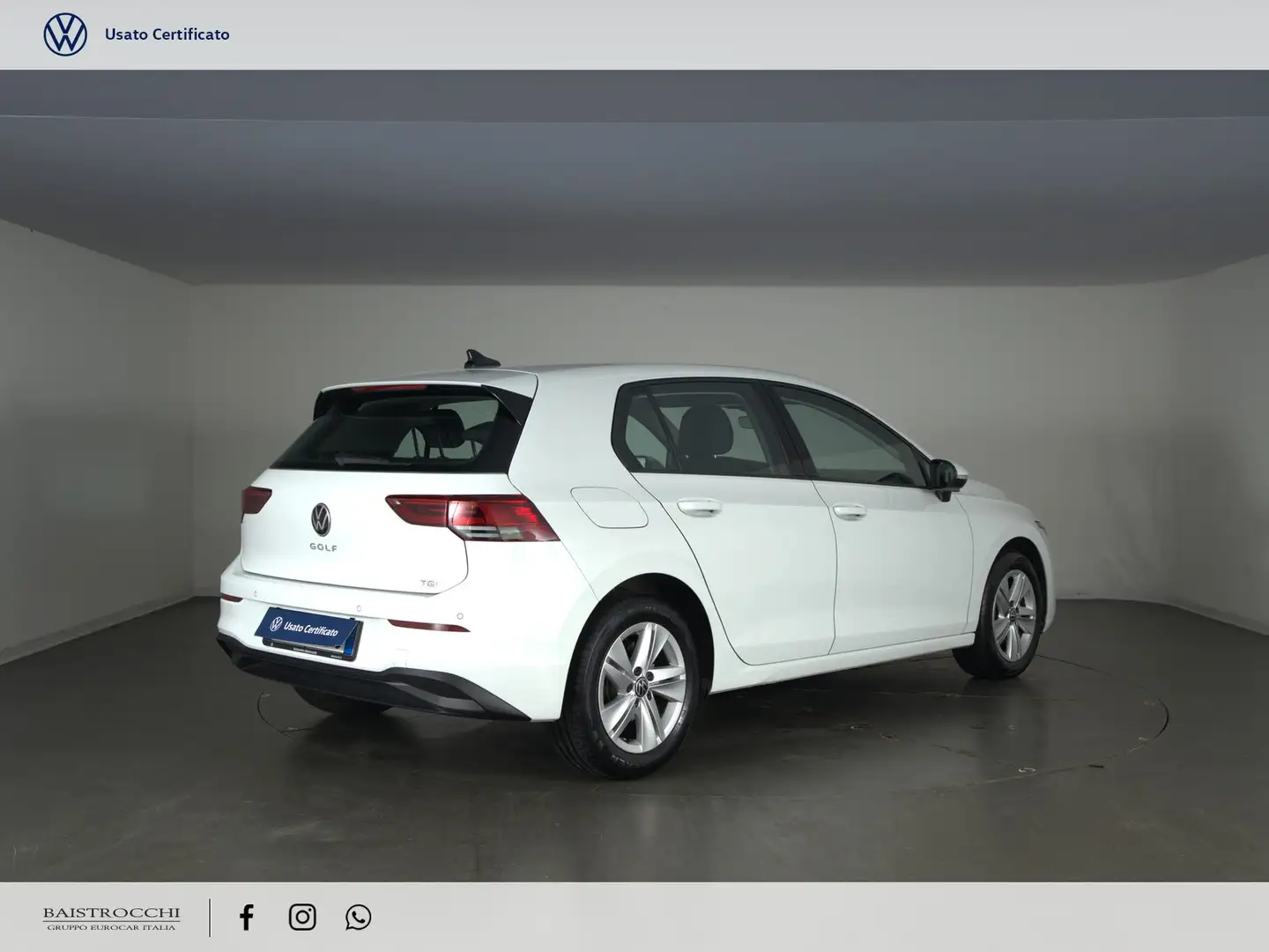 Volkswagen Golf 1.5 tgi life 130cv Bianco - 2