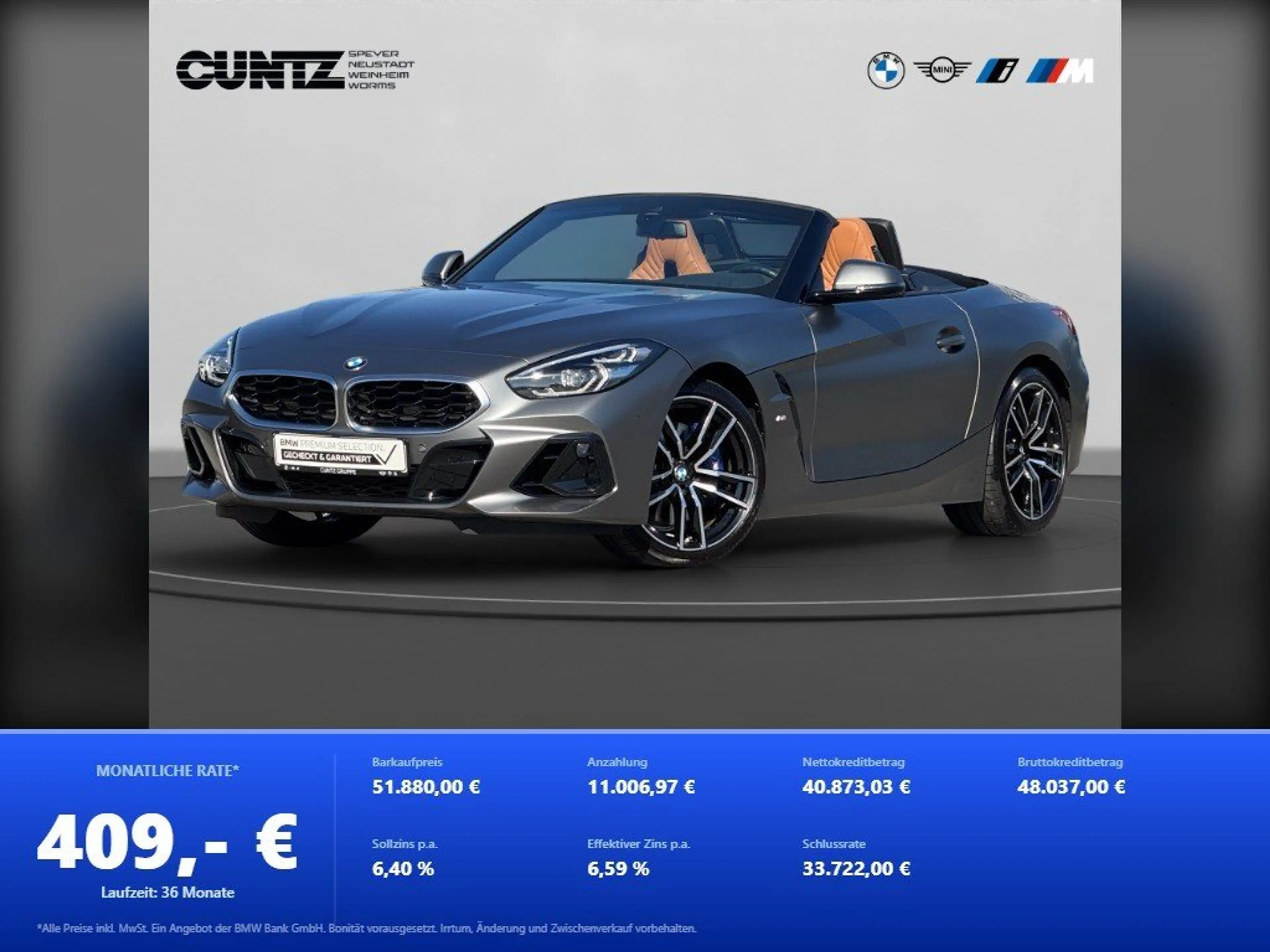 BMW Z4 sDrive30i M Sport Harman/Kardon Live Cockpit Prof