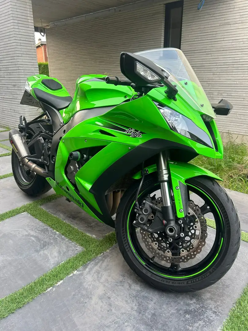 Kawasaki Ninja ZX-10R ABS - Tractiecontrole - Akrapovic - Quickshifter Vert - 1